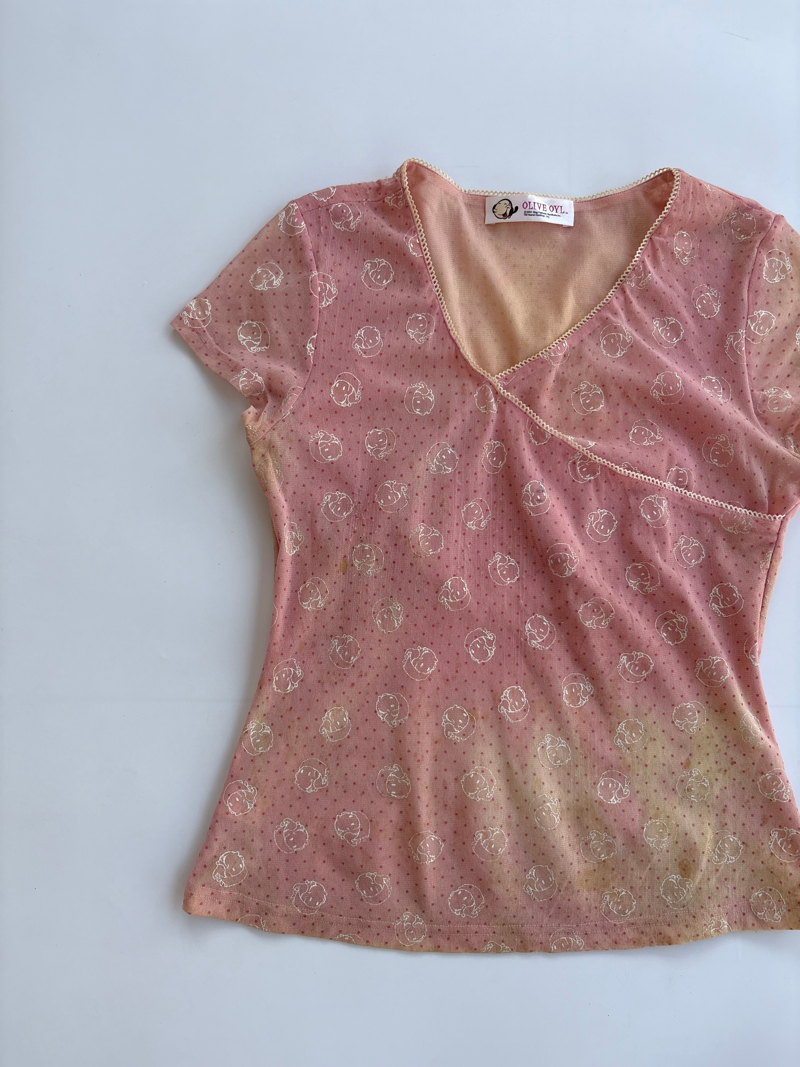 Strawberry vanilla top