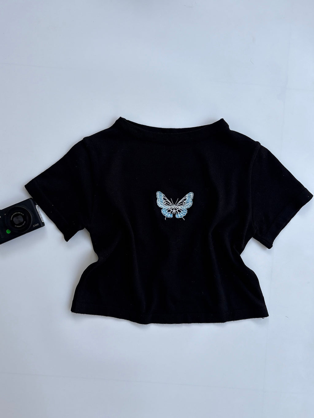 Ribbed butterfly top