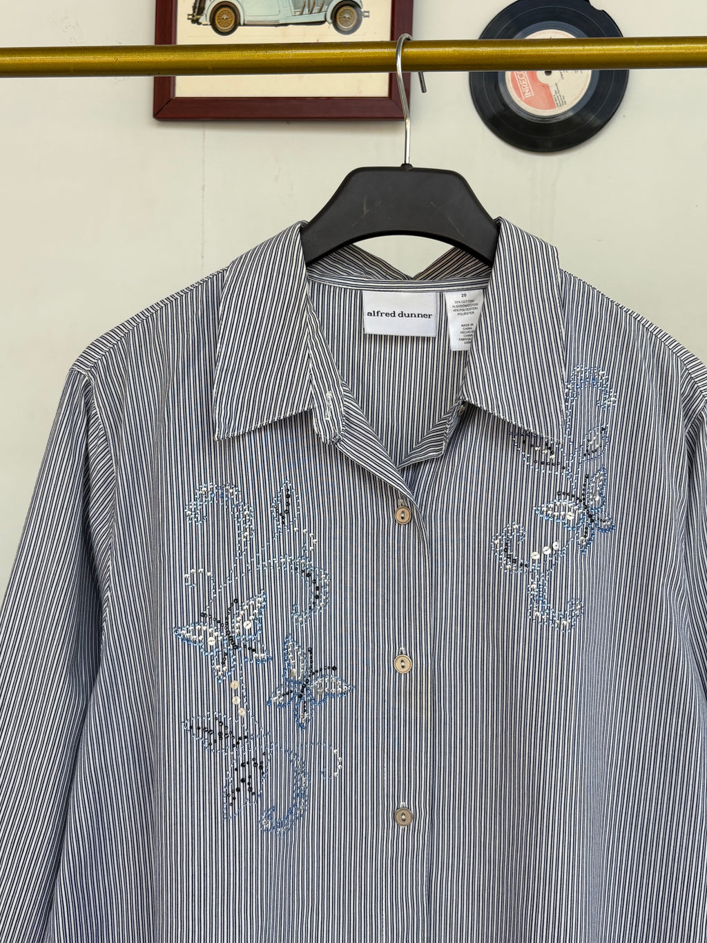 Blingy lined shirt