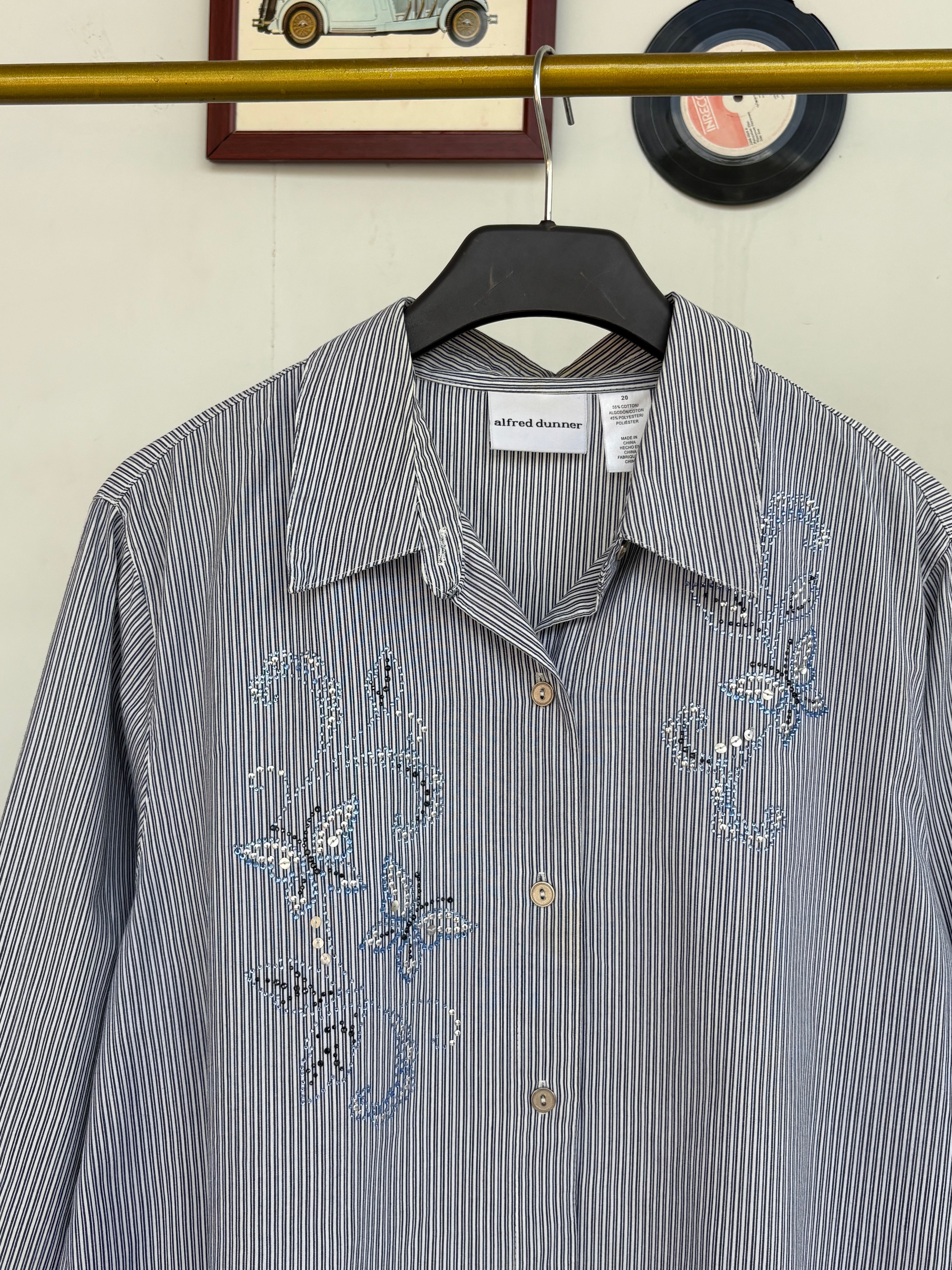 Blingy lined shirt