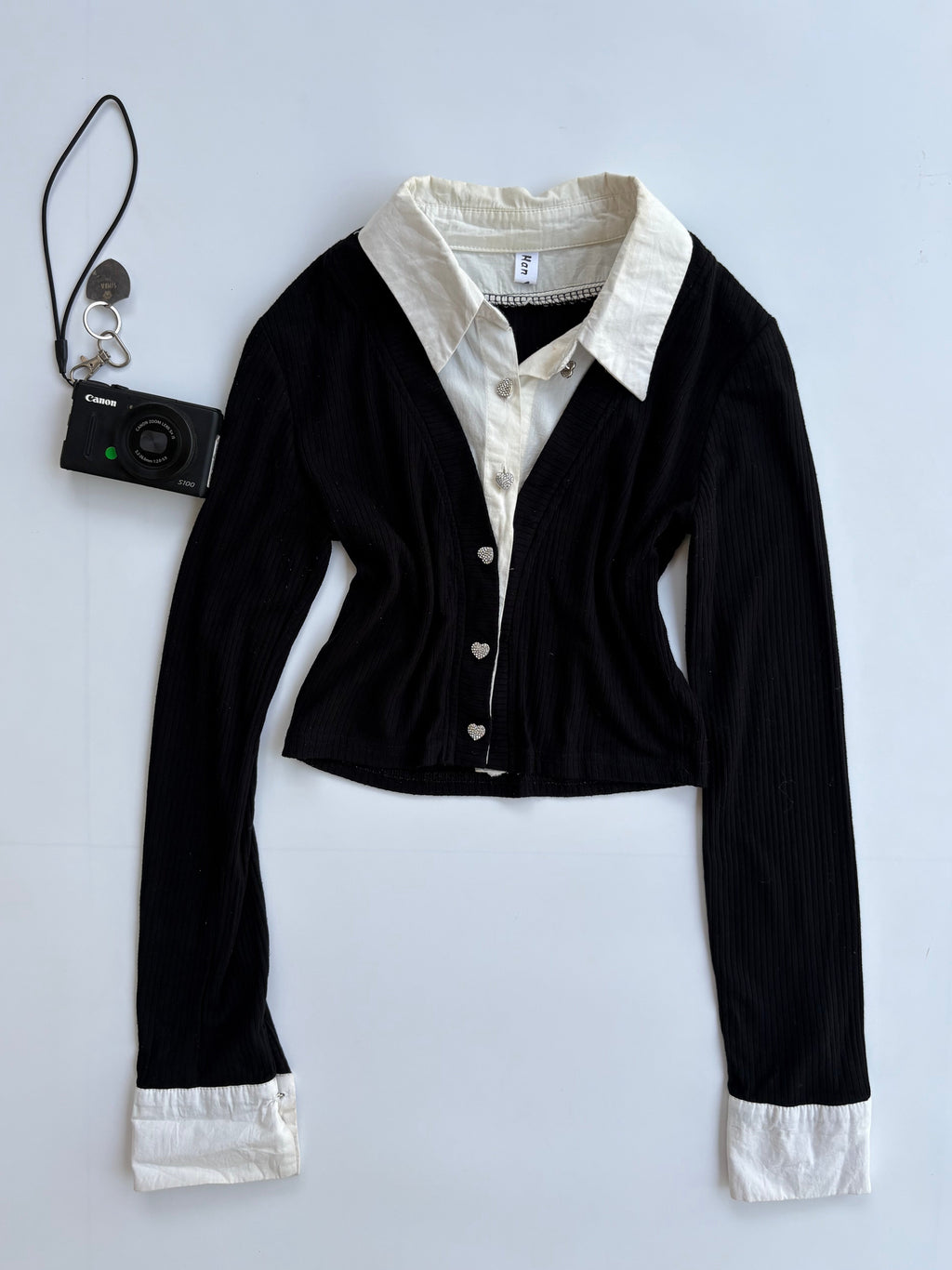 Shirt attached top