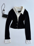 Shirt attached top