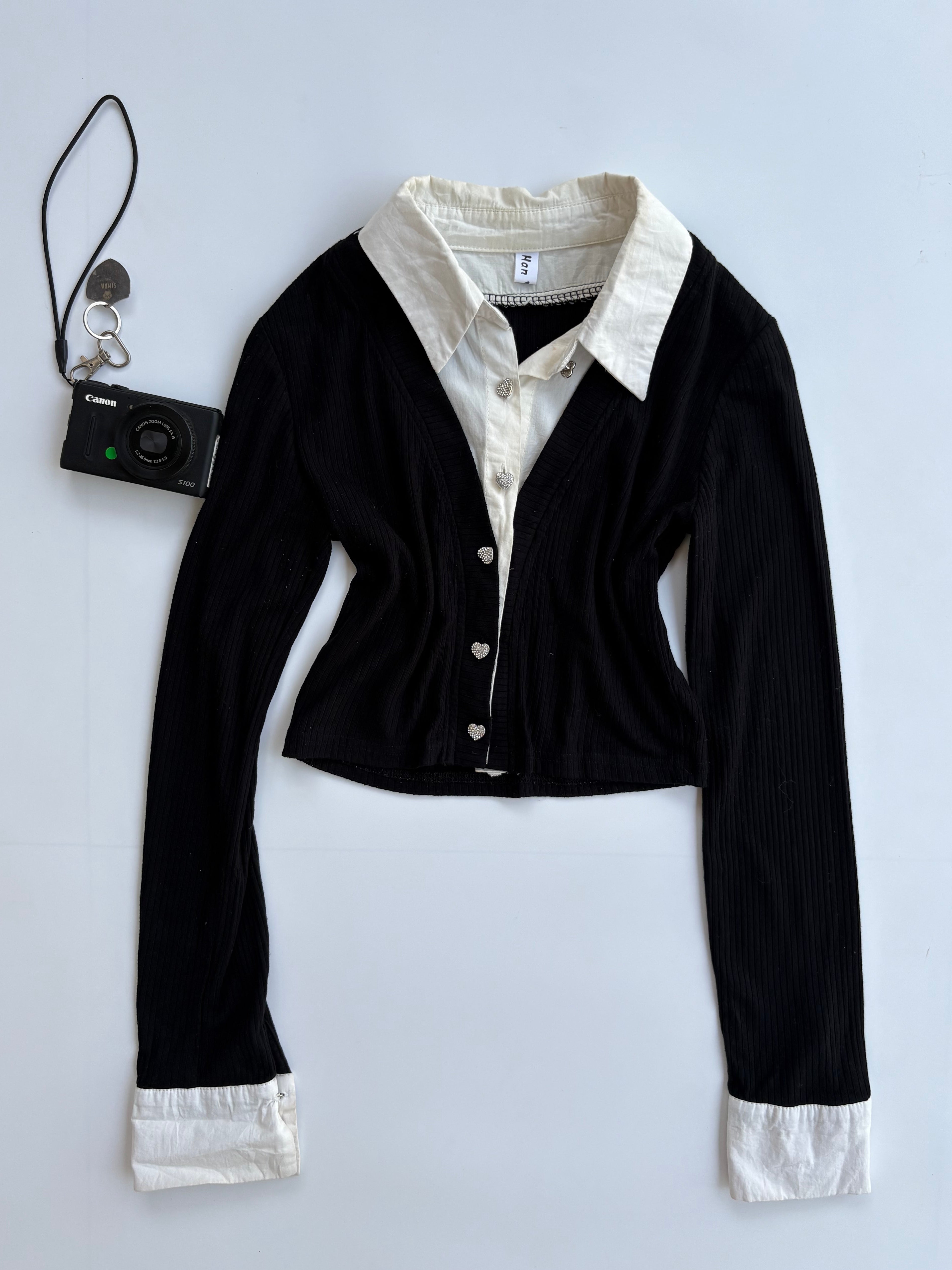 Shirt attached top