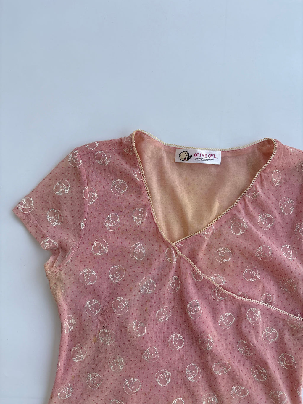 Strawberry vanilla top