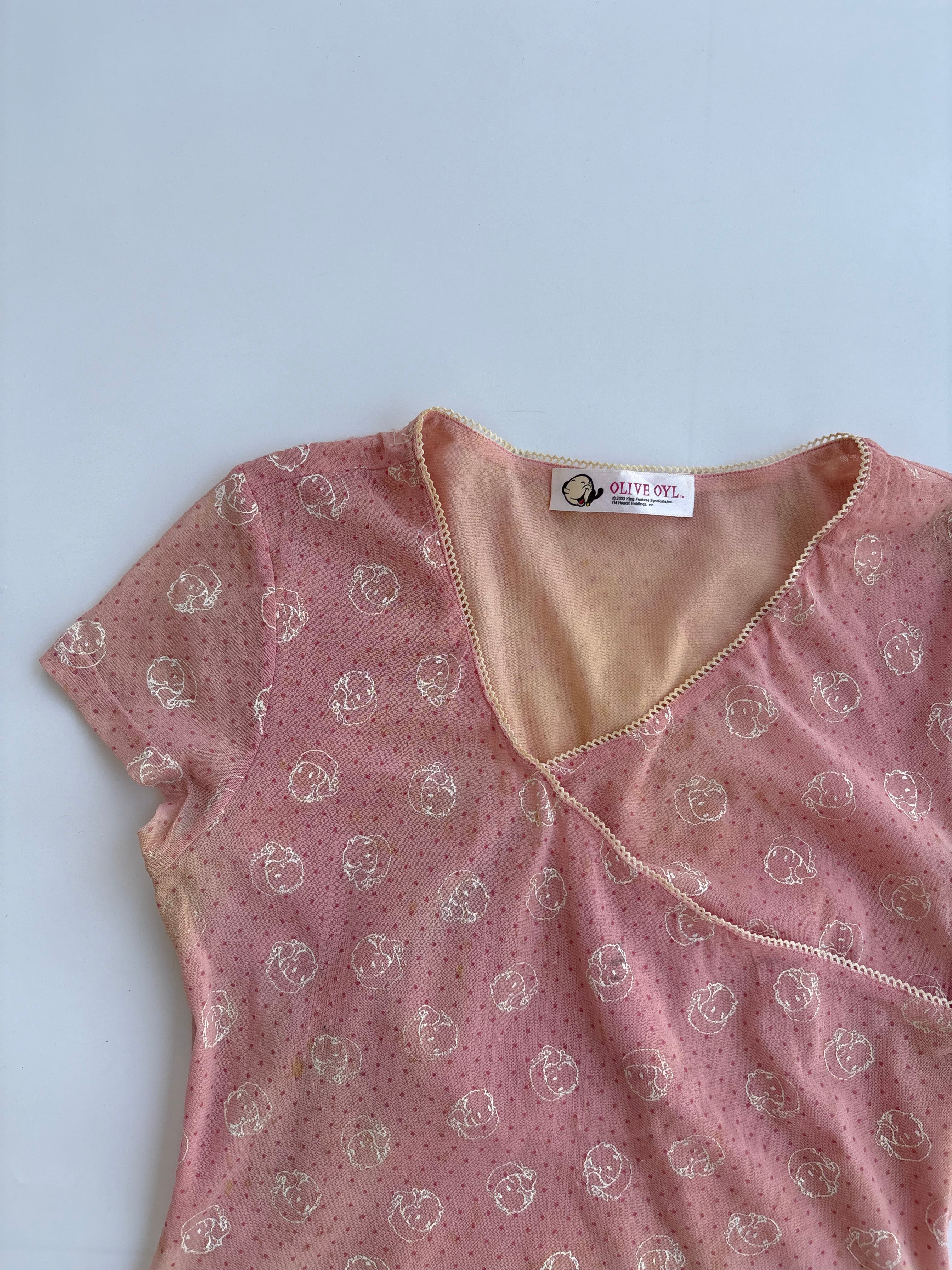 Strawberry vanilla top
