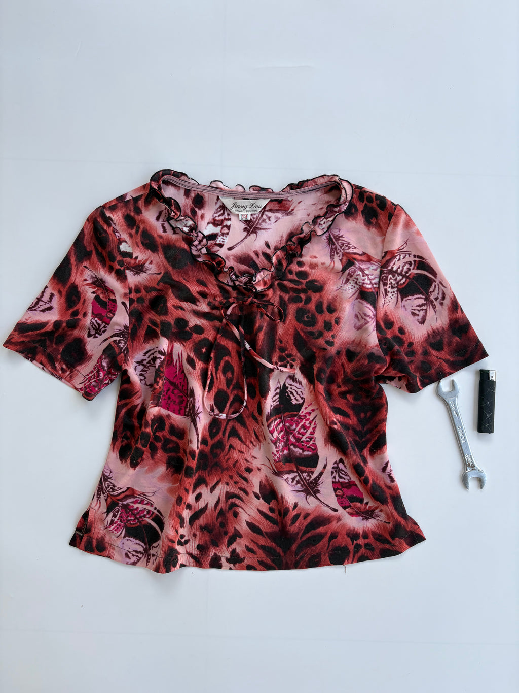 Animal print top