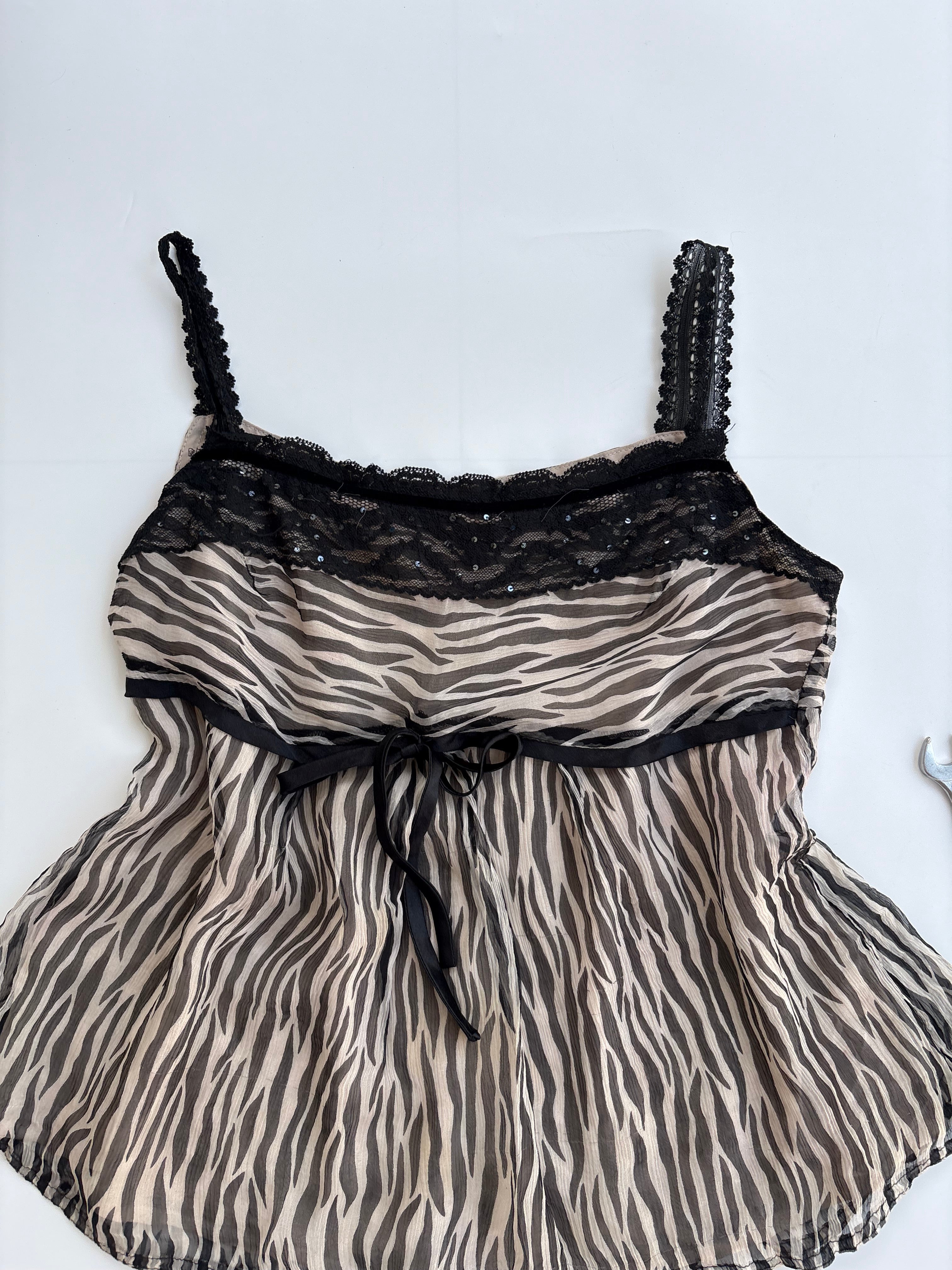 Zebra top