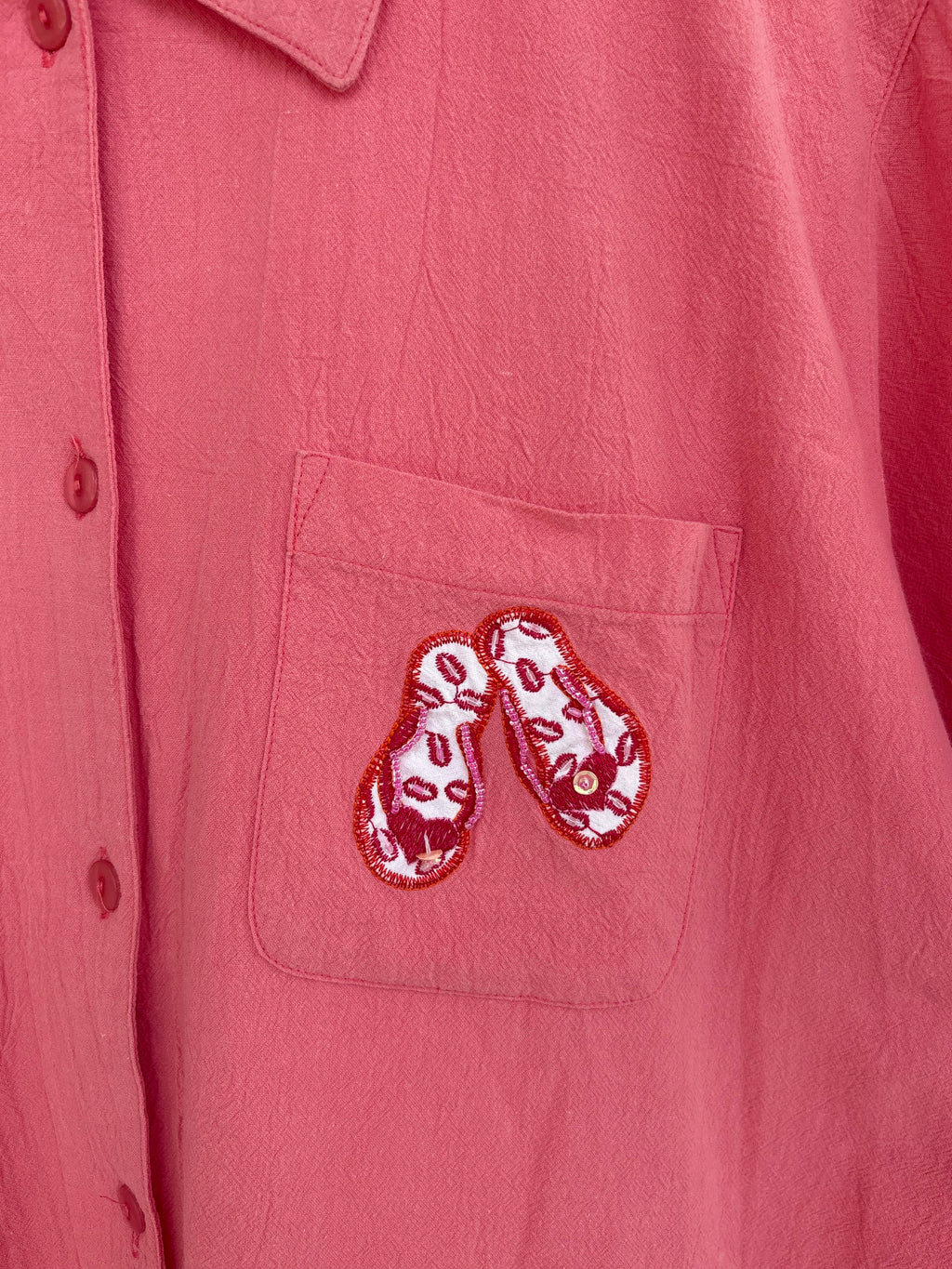 Beach slipper shirt