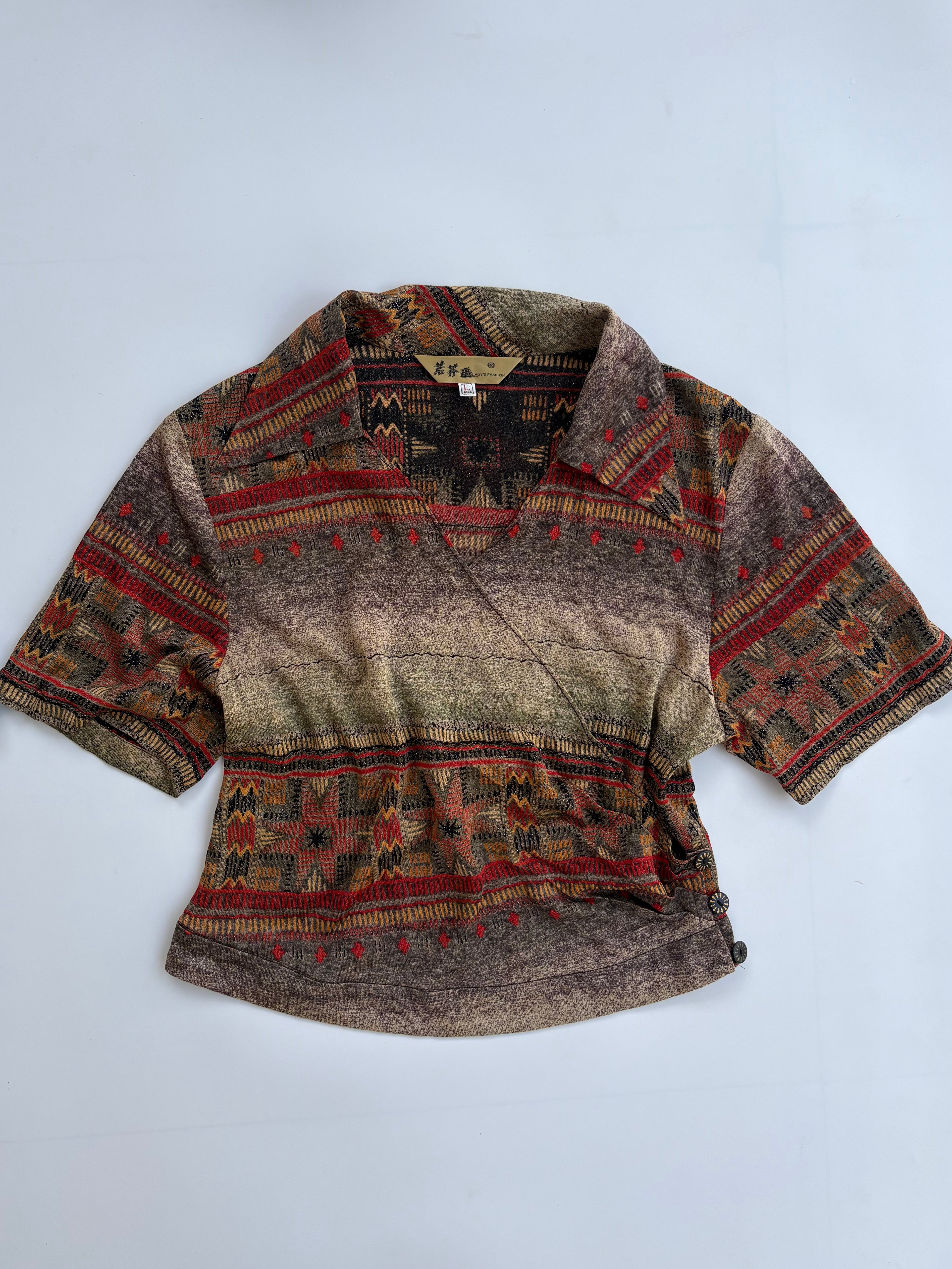Japanese collar top