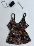 Animal print top
