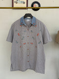 Denim collar shirt