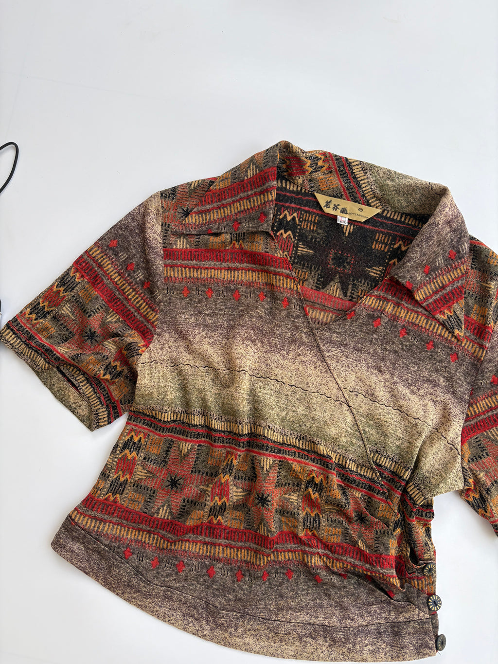 Japanese collar top