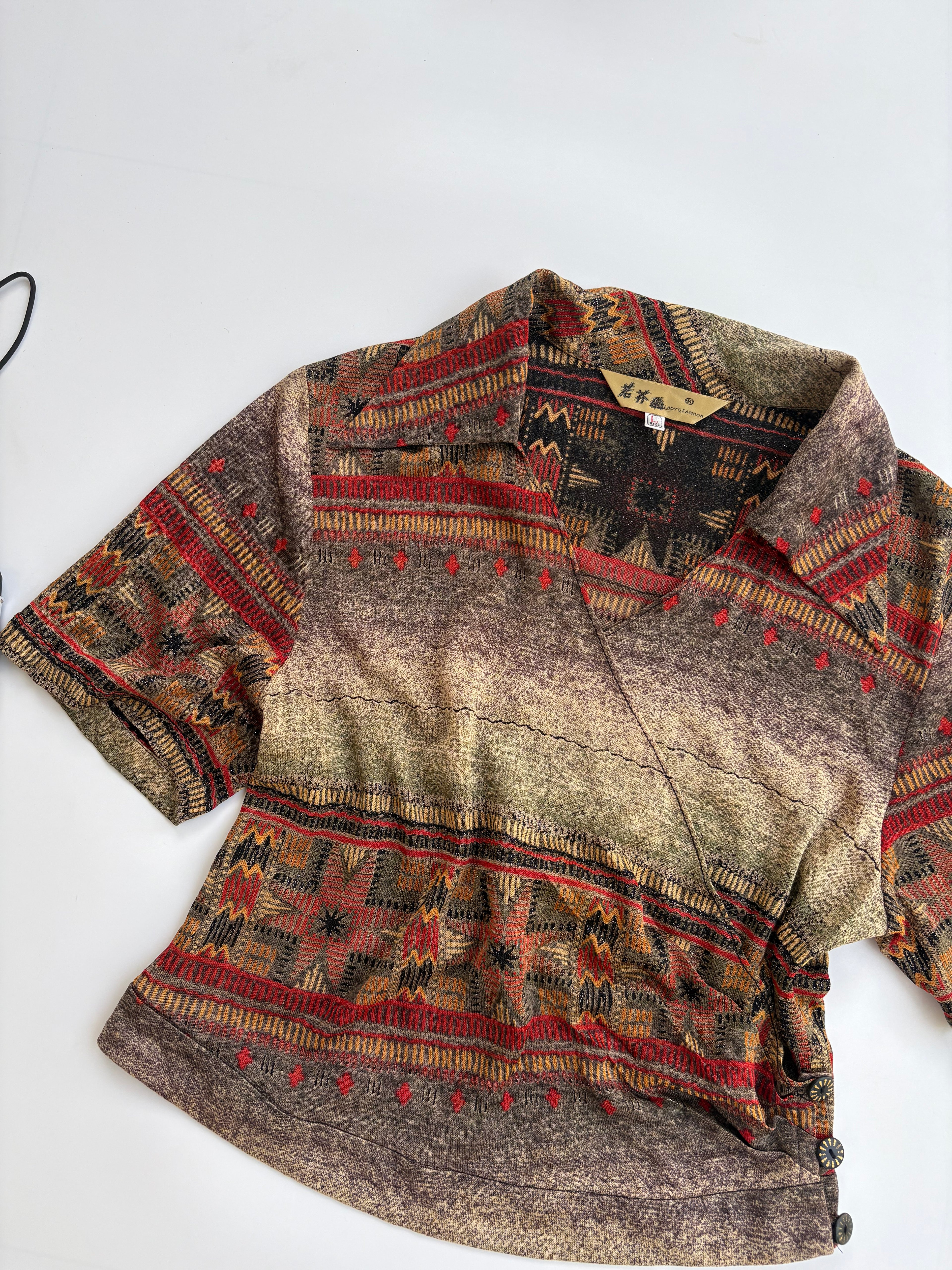 Japanese collar top