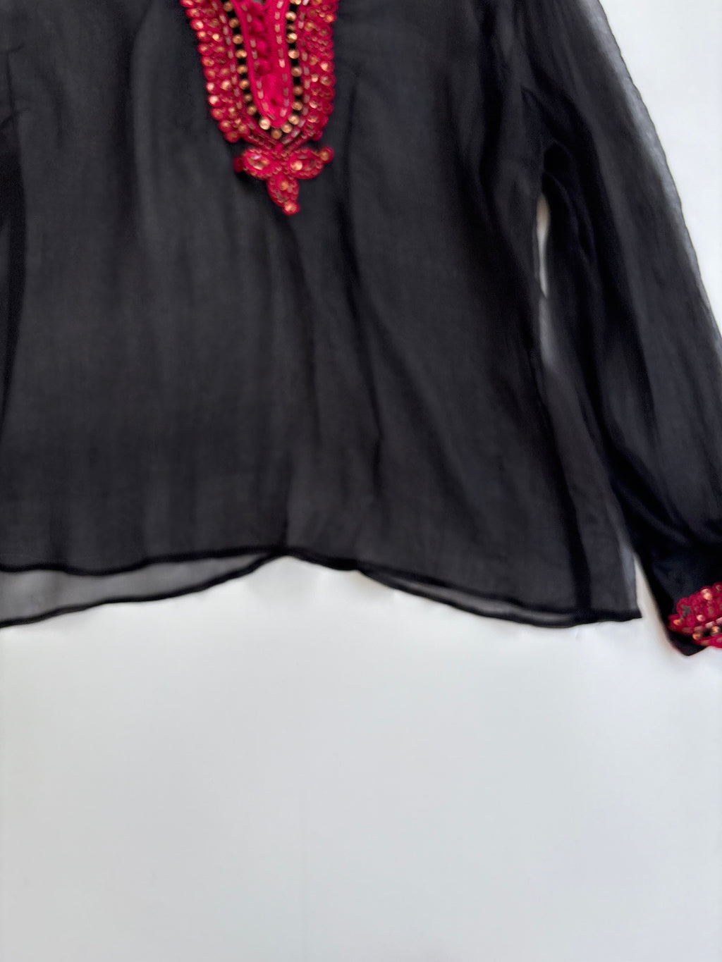 Mesh kurti