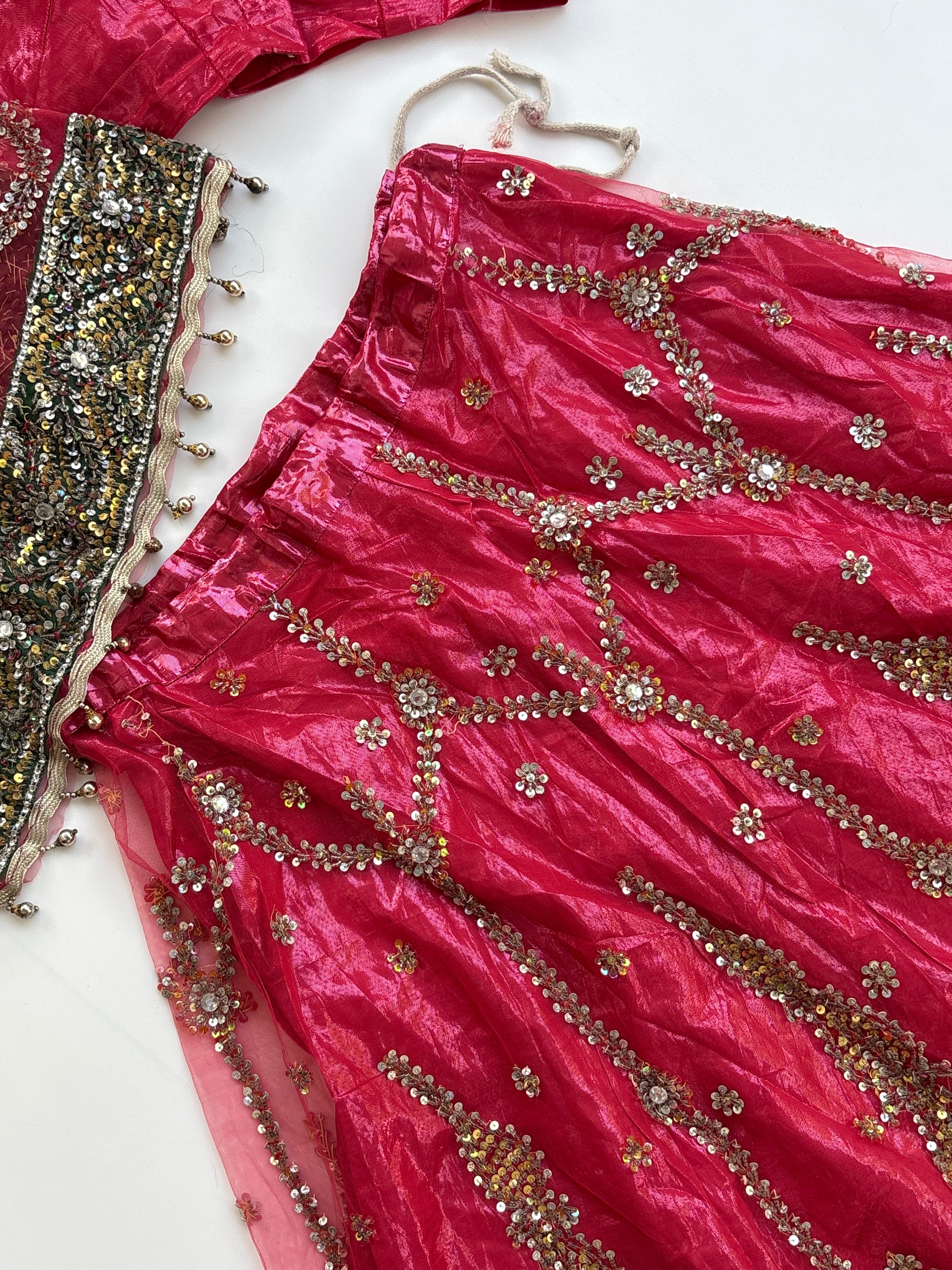 Vintage lehenga set (3 piece)