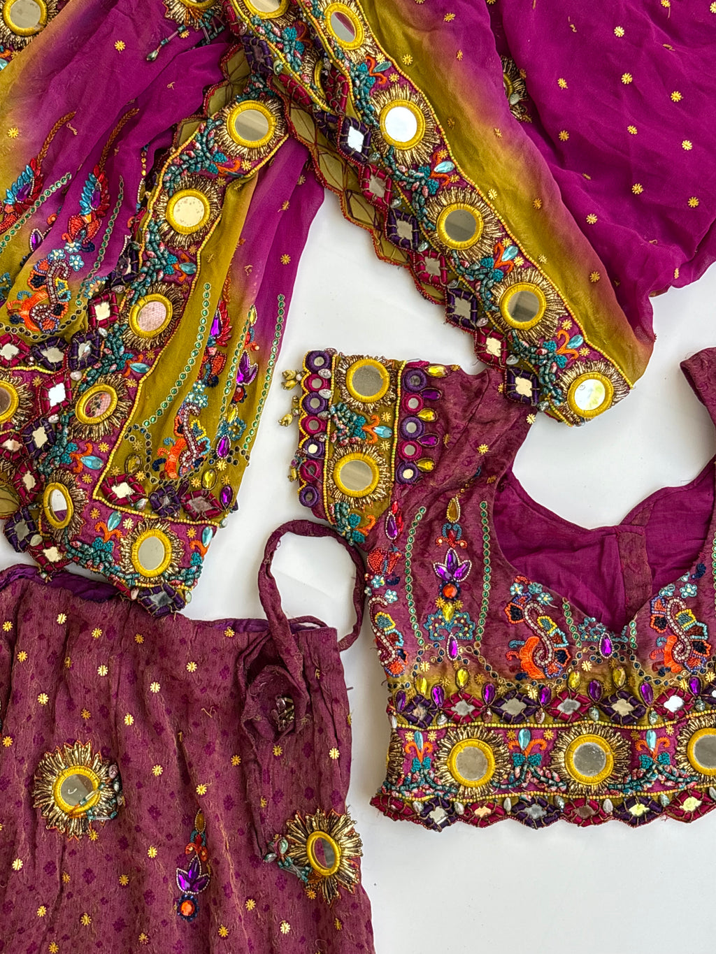 Vintage lehenga set (3 piece)