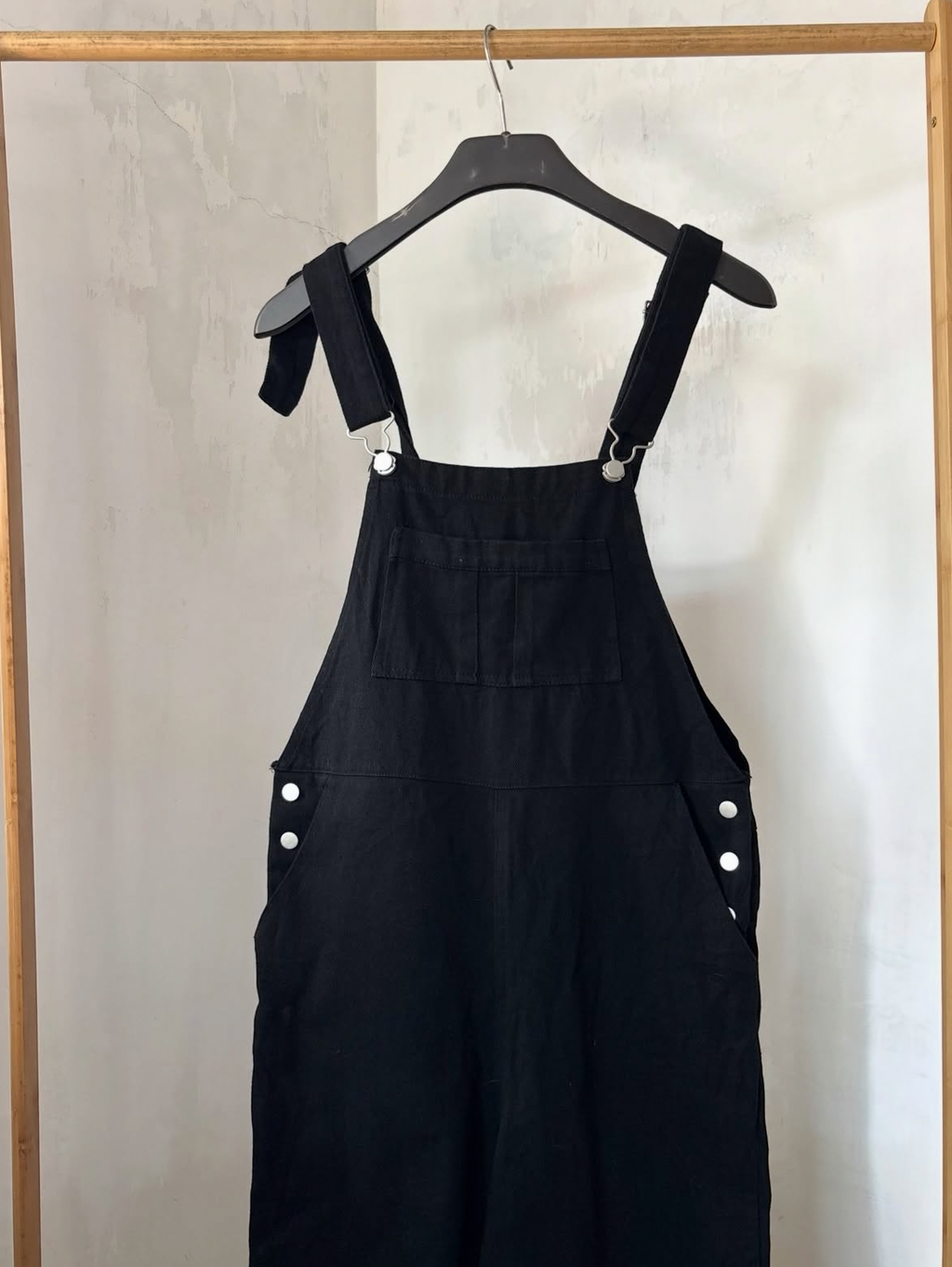 Black denim dungree