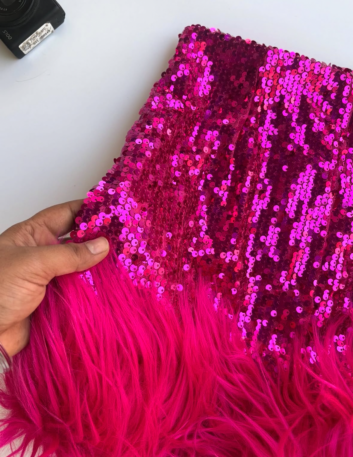 Y2k glitter skirt
