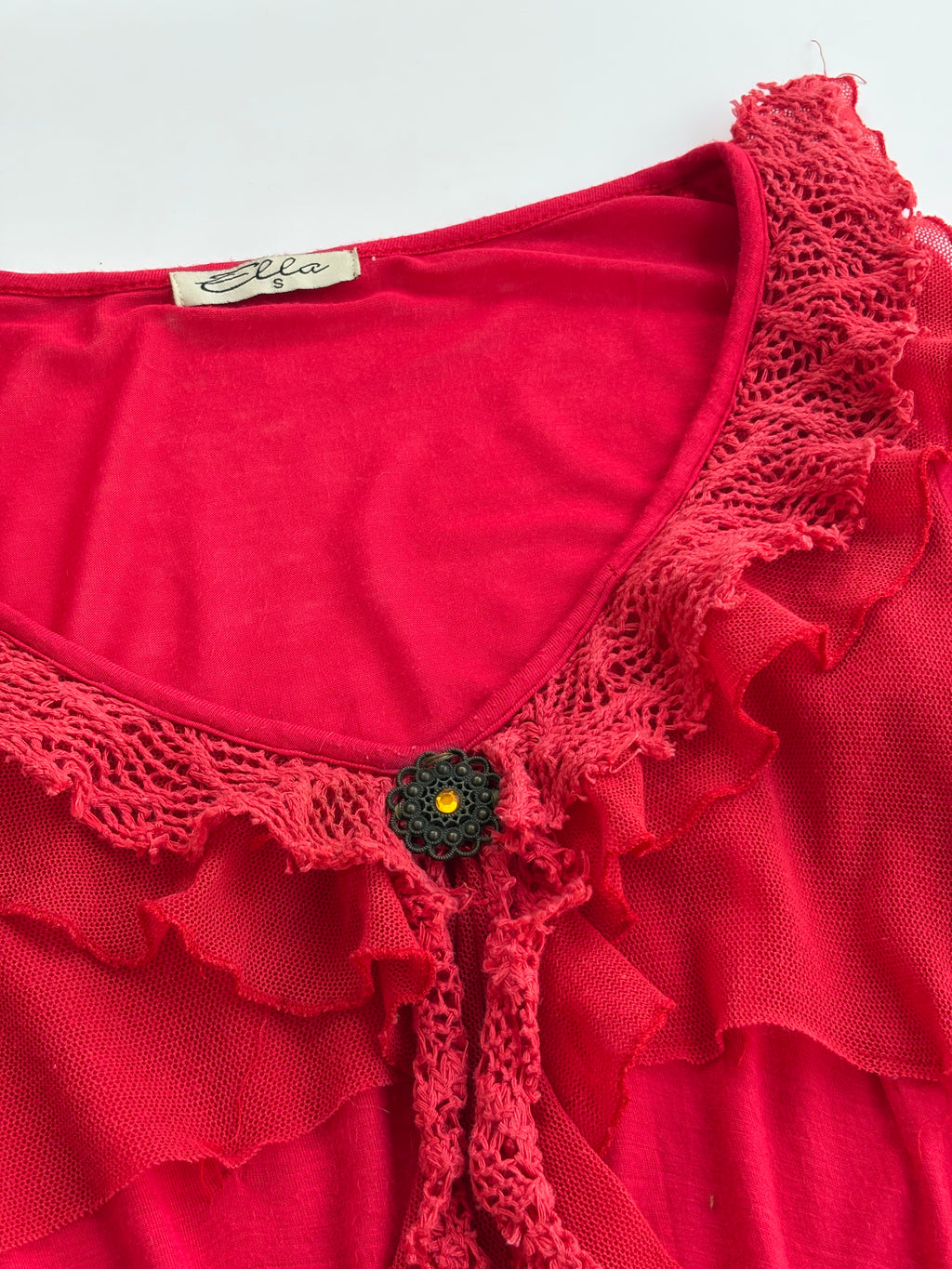 Red whimsy top