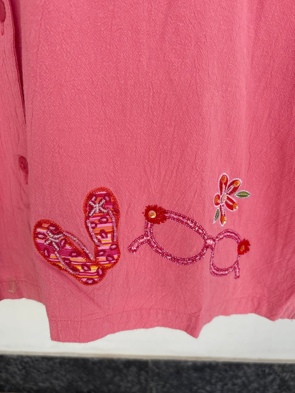 Beach slipper shirt