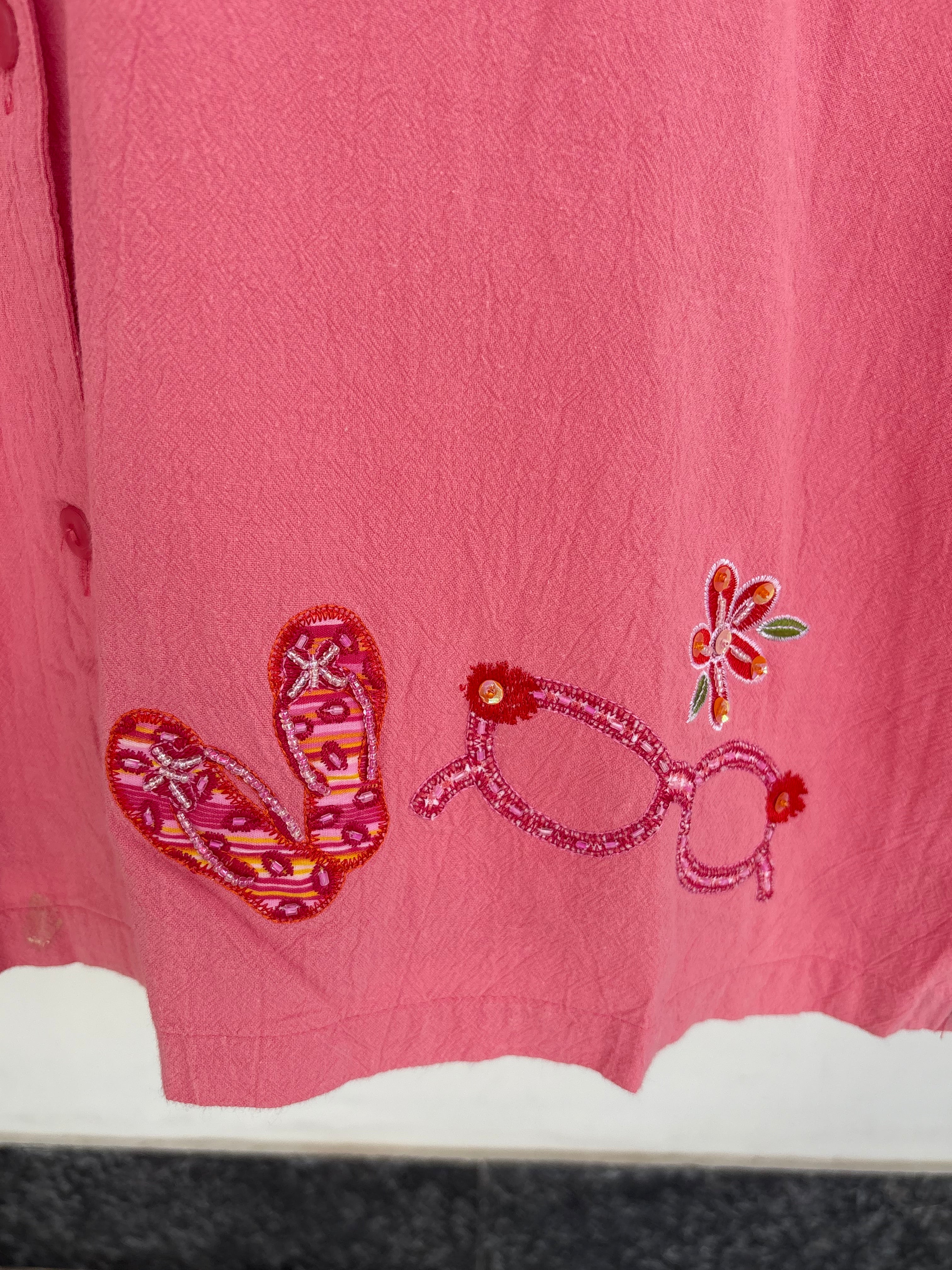 Beach slipper shirt