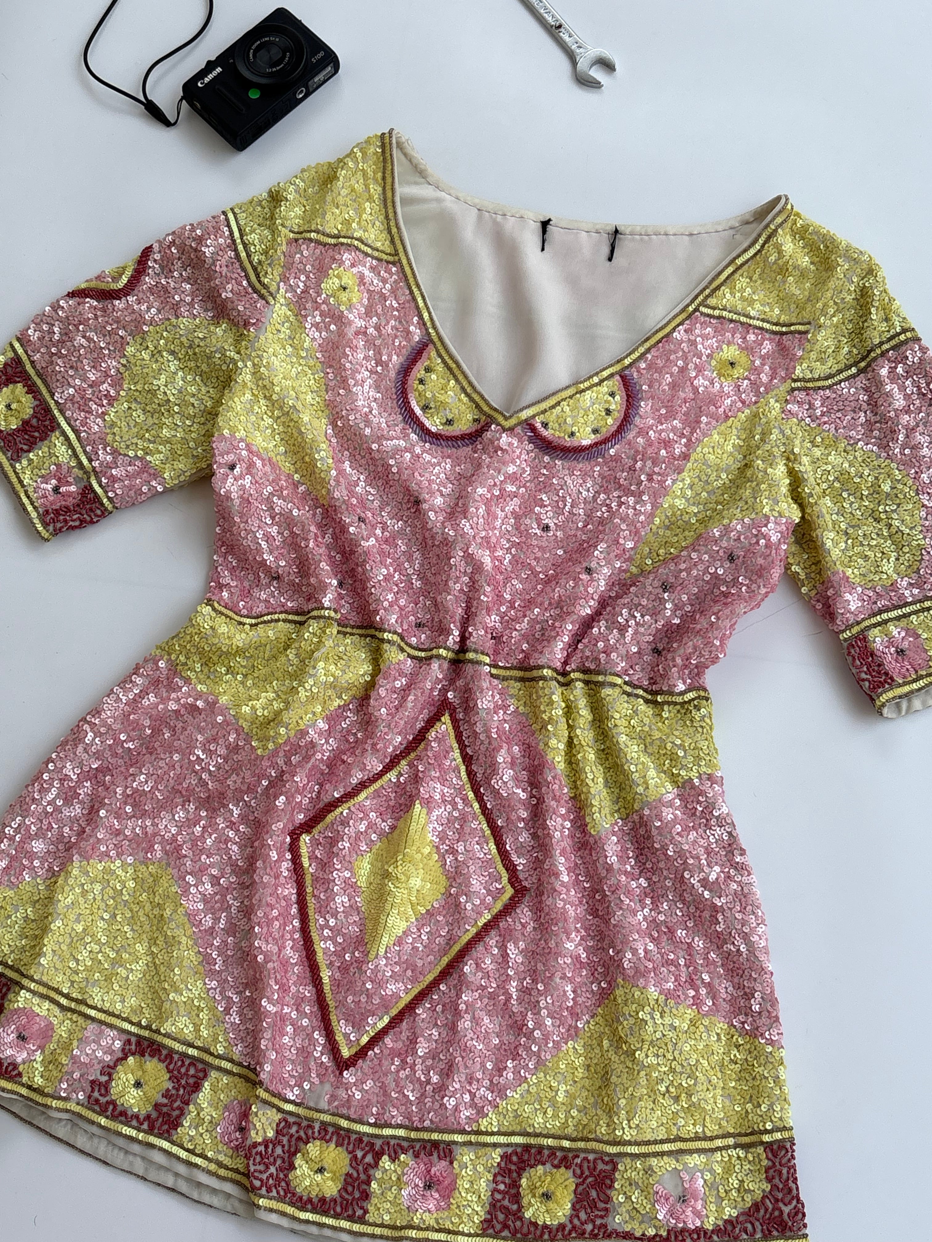 Limca Sequin party top/short dress