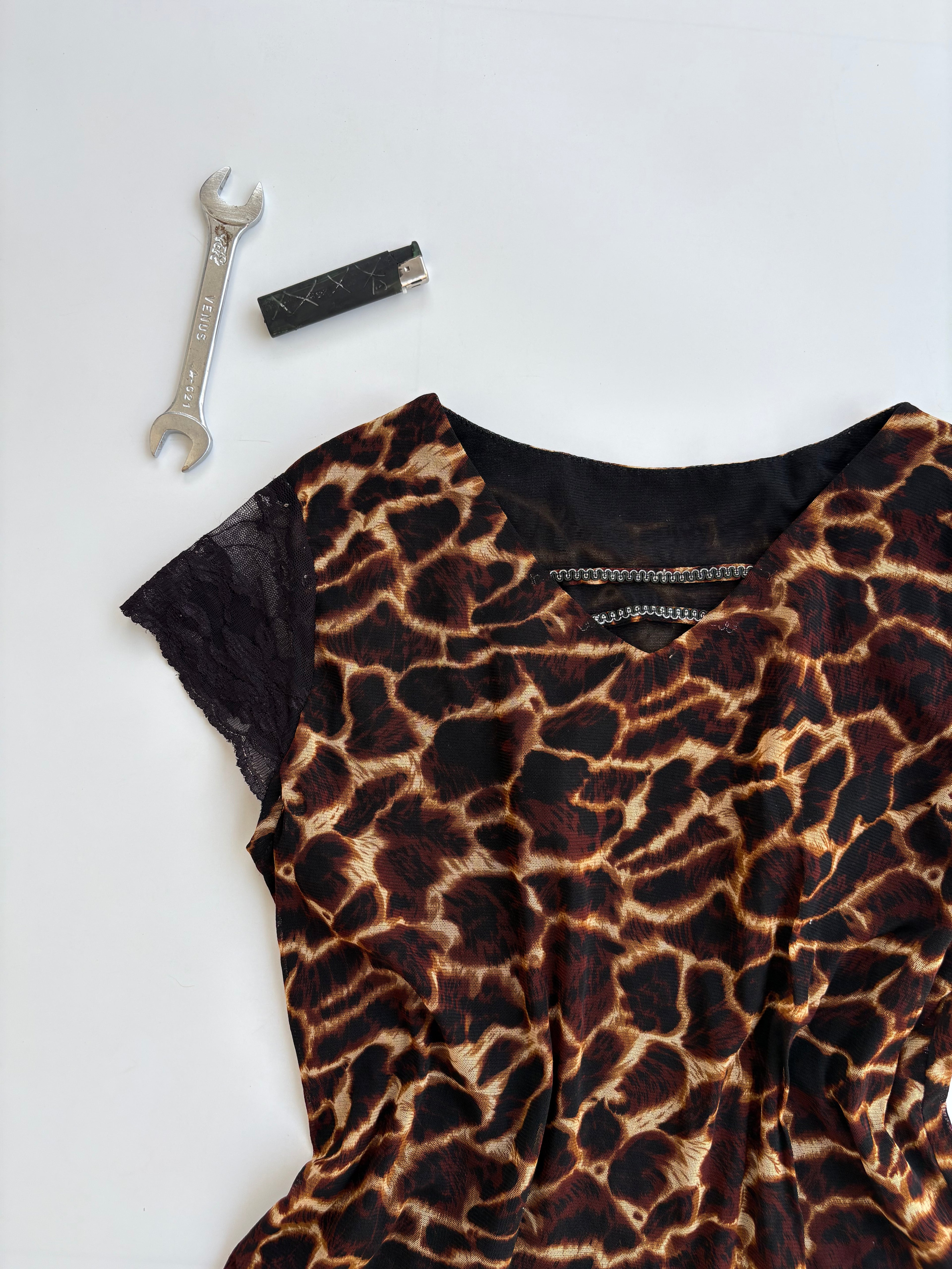 Animal print top