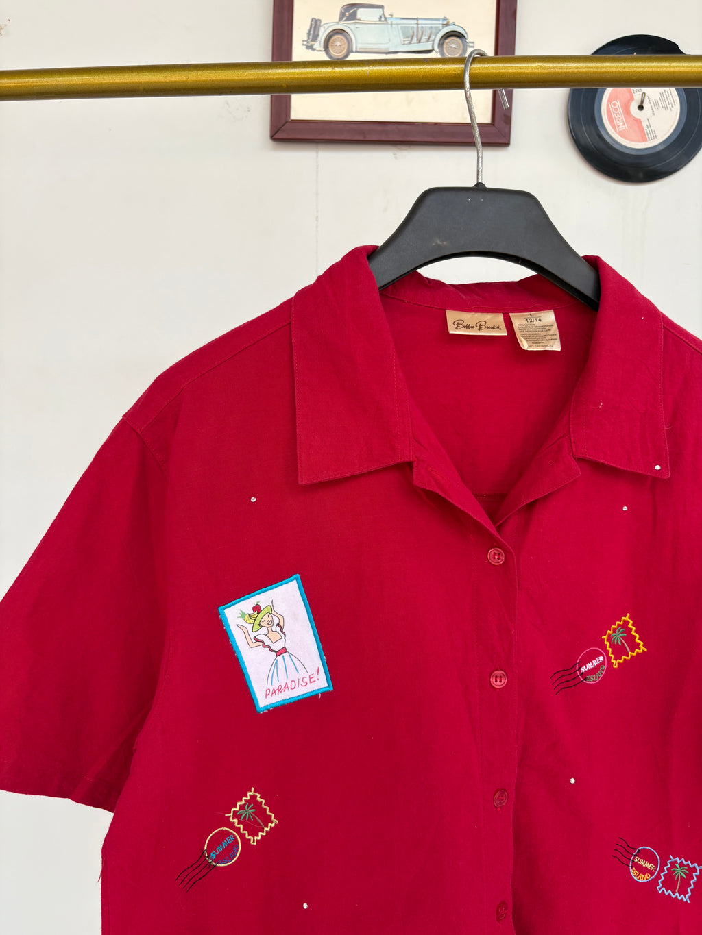 Bobby brook patchwork shirt