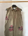 Brown denim overall