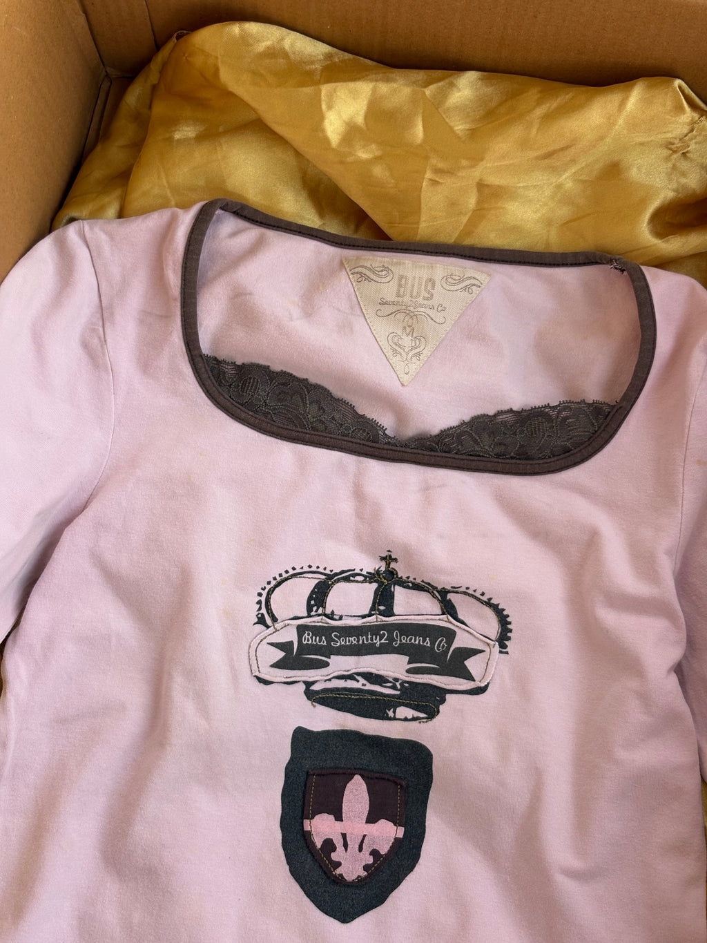 Y2k strawberry chocolate top