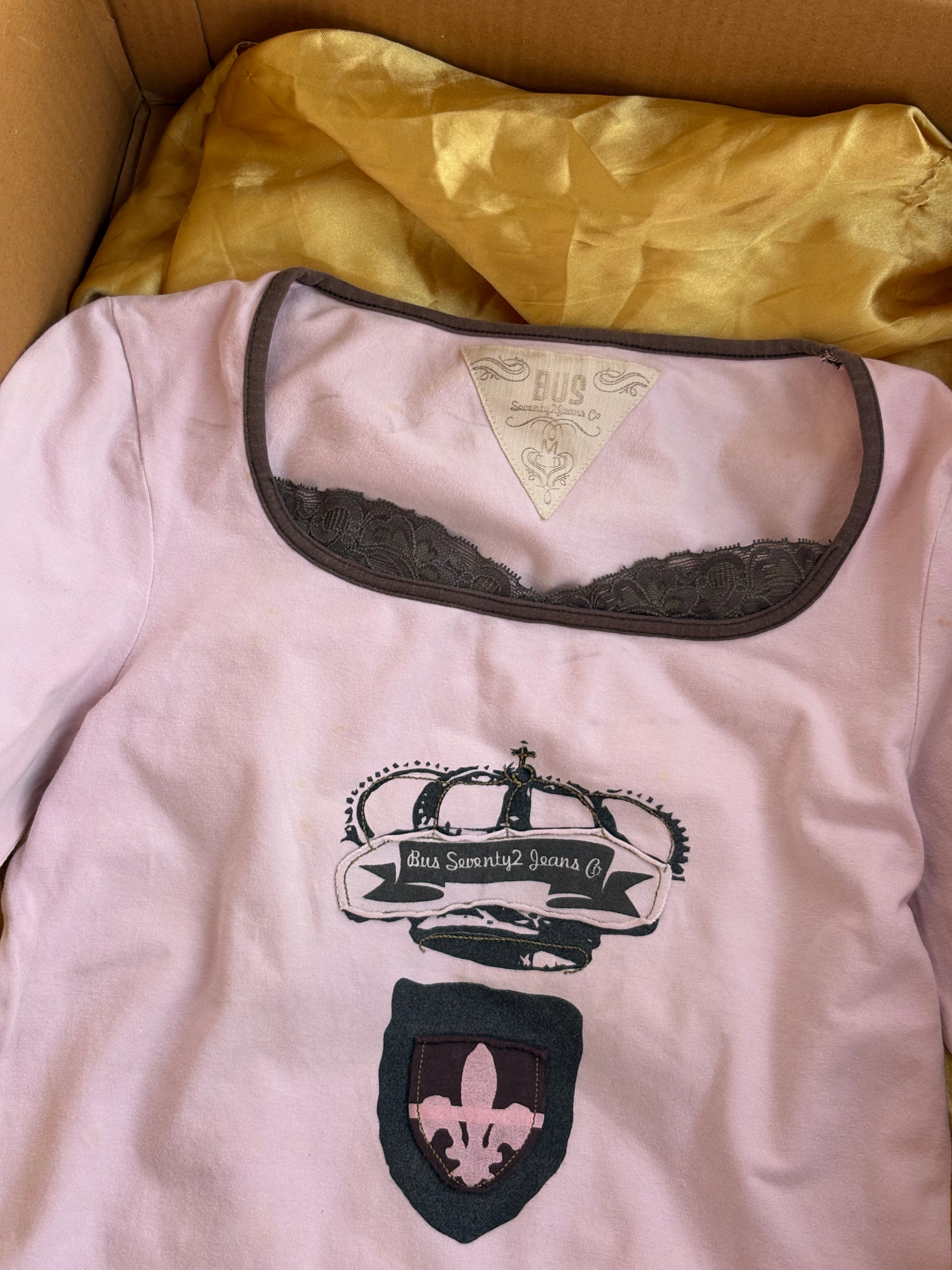 Y2k strawberry chocolate top