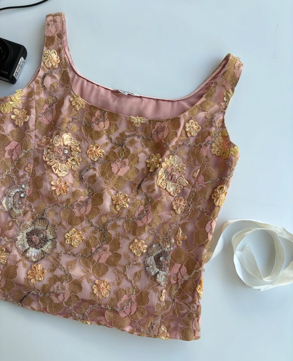 Floral y2k top