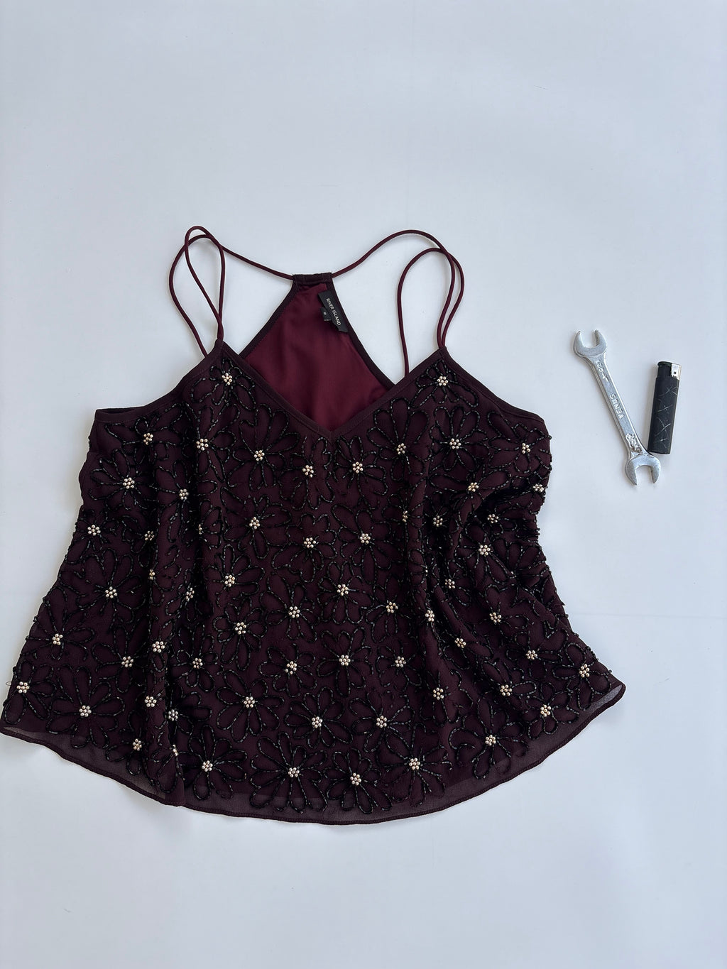 Beaded heavy top