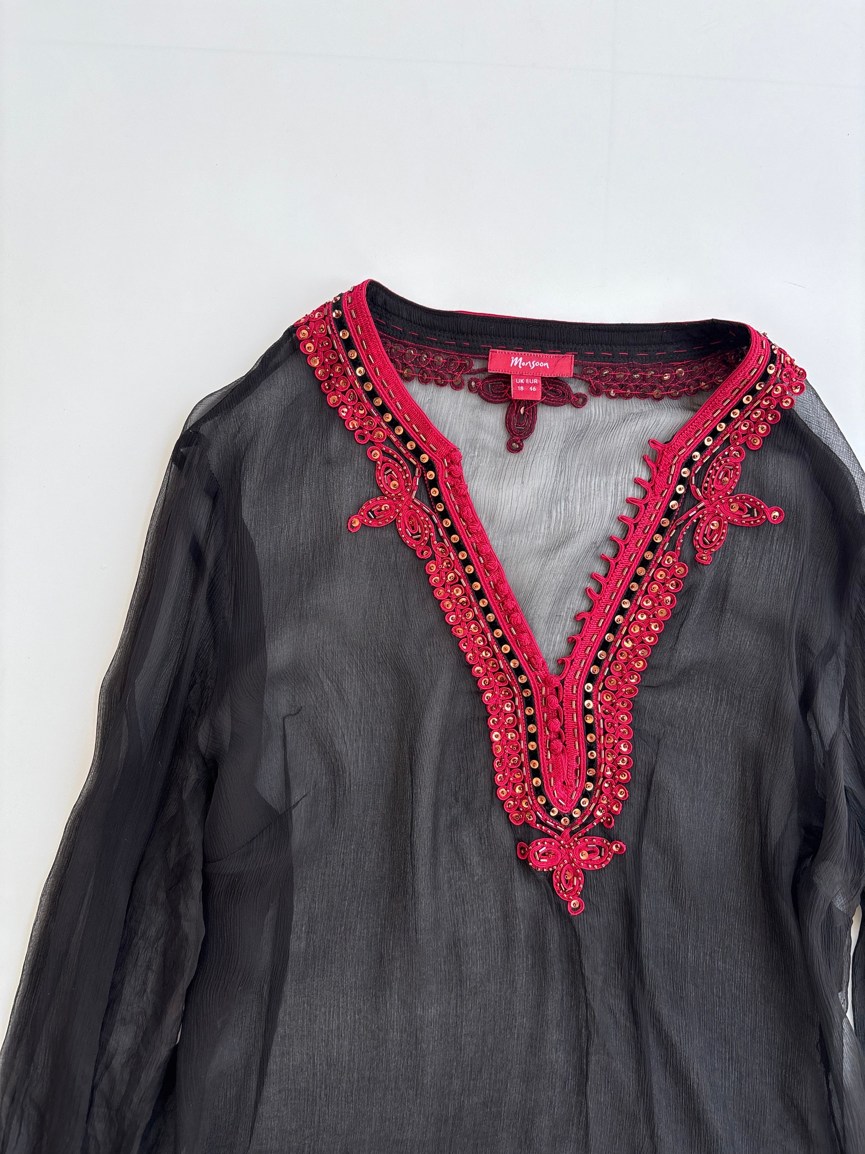 Mesh kurti