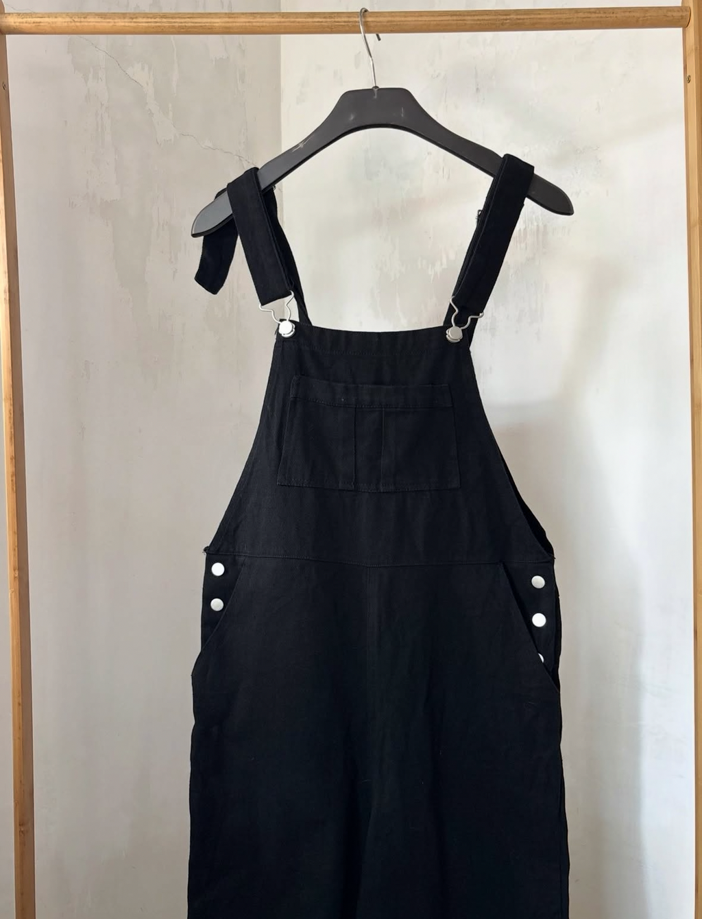Black denim dungree