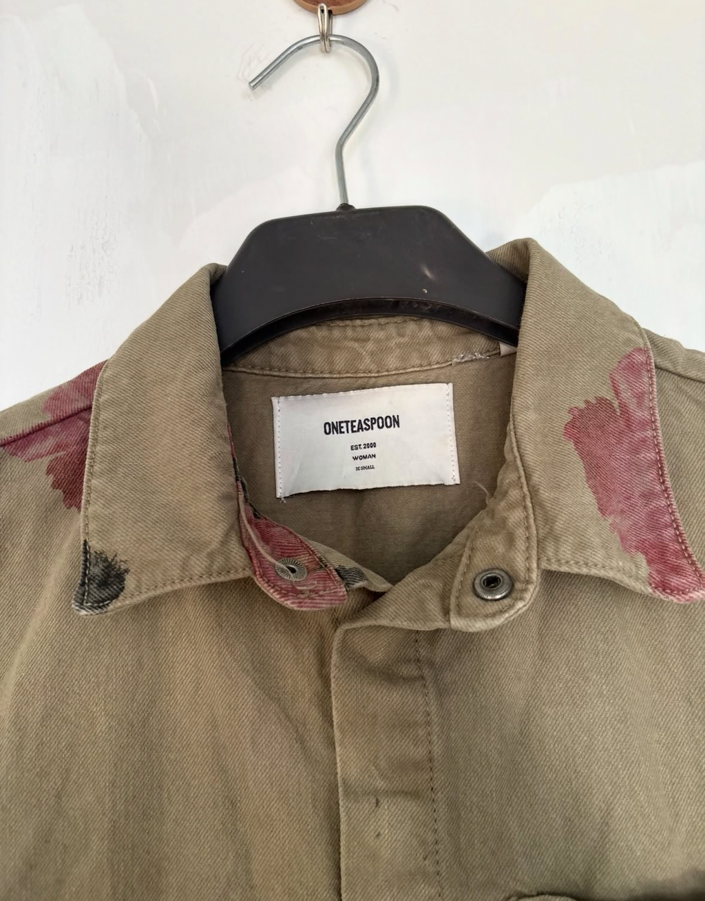 Brown denim overall