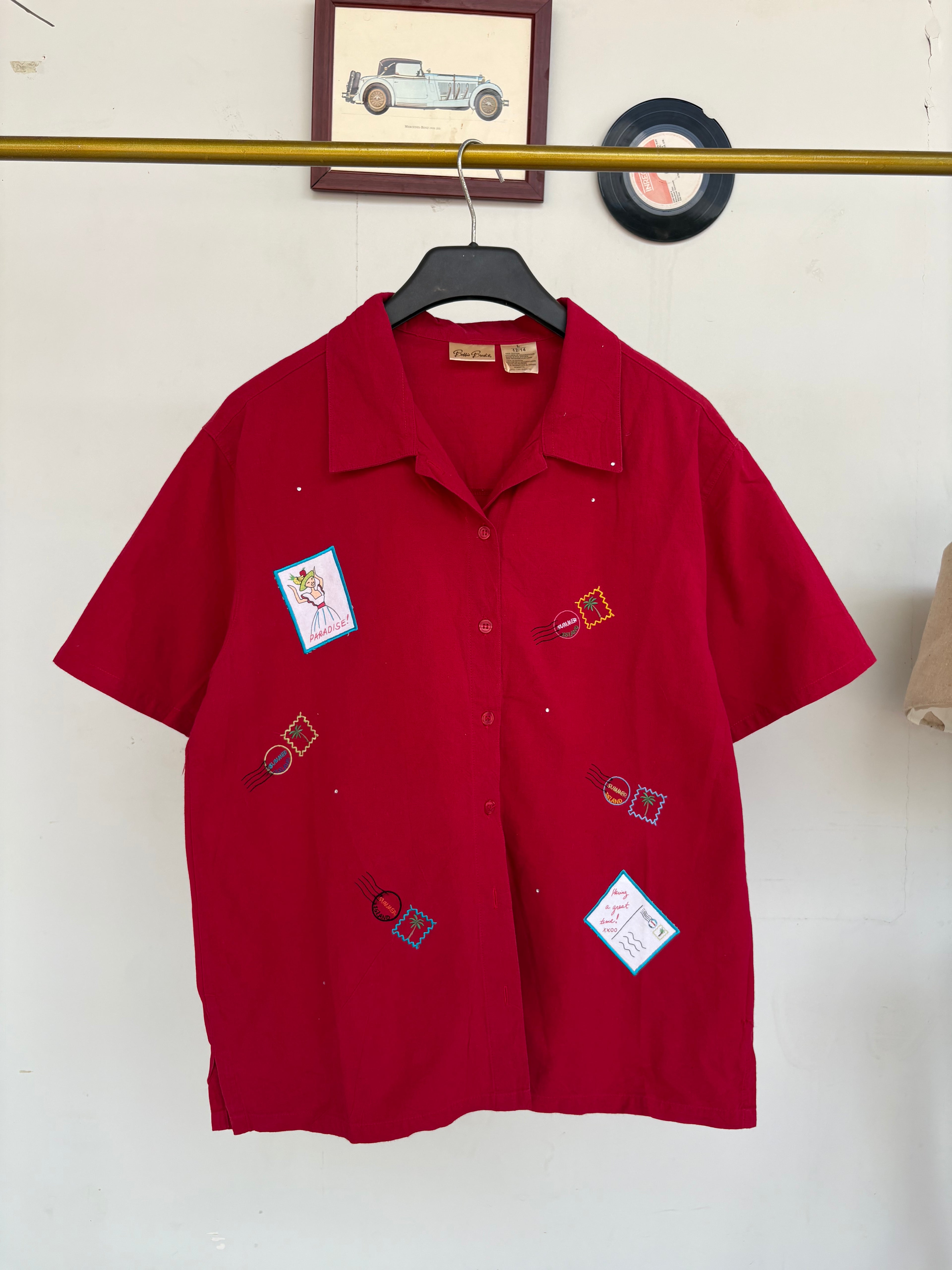 Bobby brook patchwork shirt