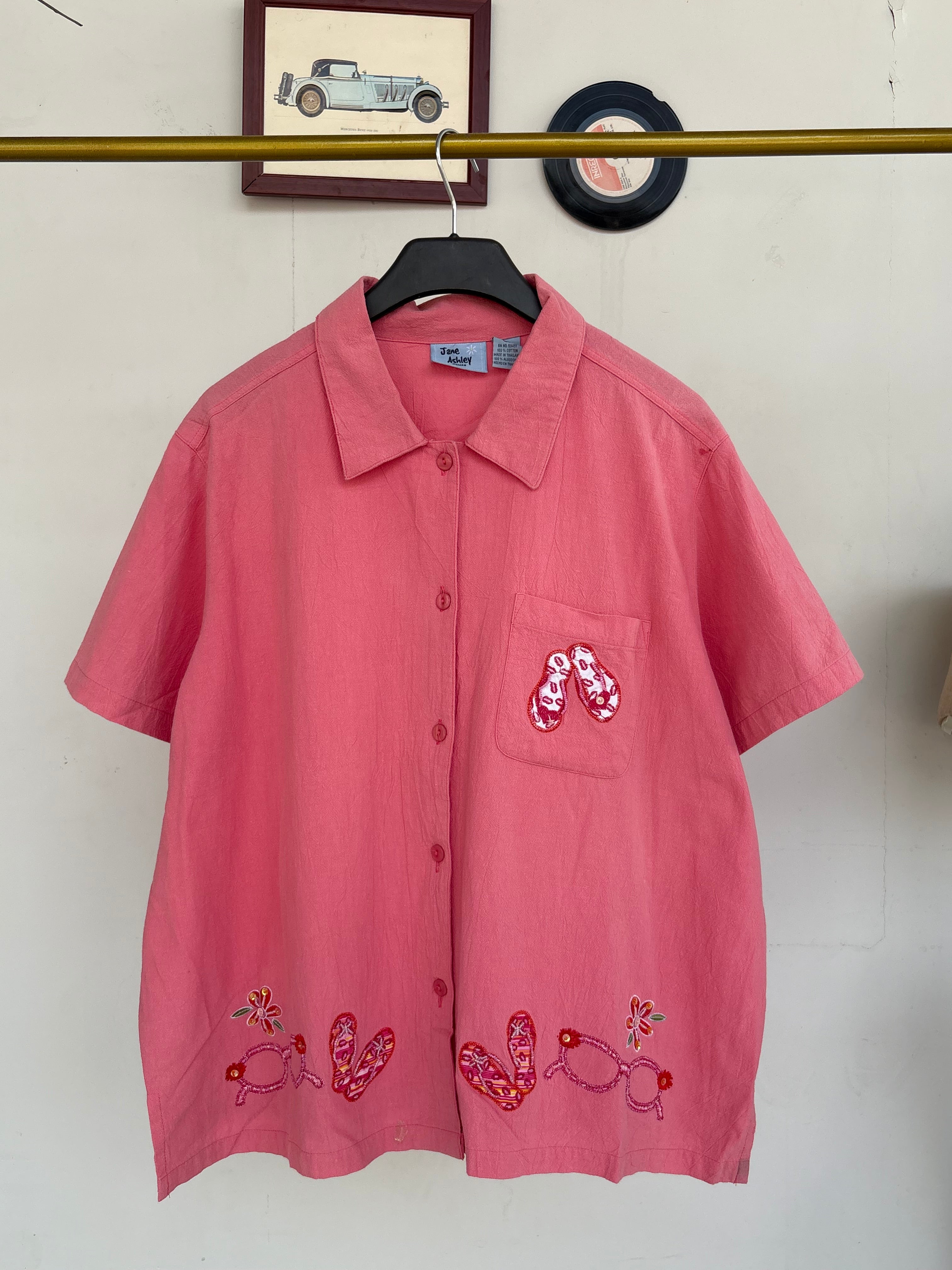 Beach slipper shirt