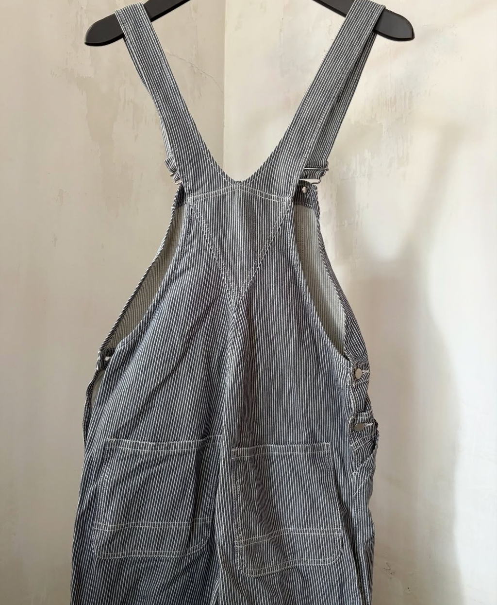 Striped overall/dungree