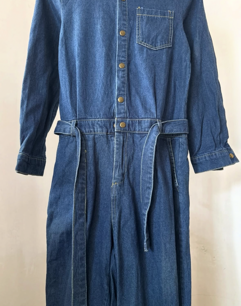 Vintage denim overall