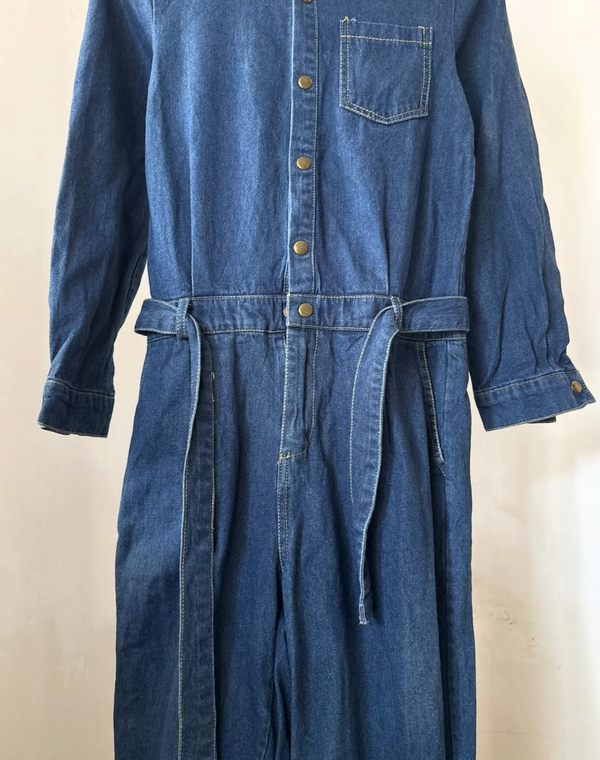 Vintage denim overall