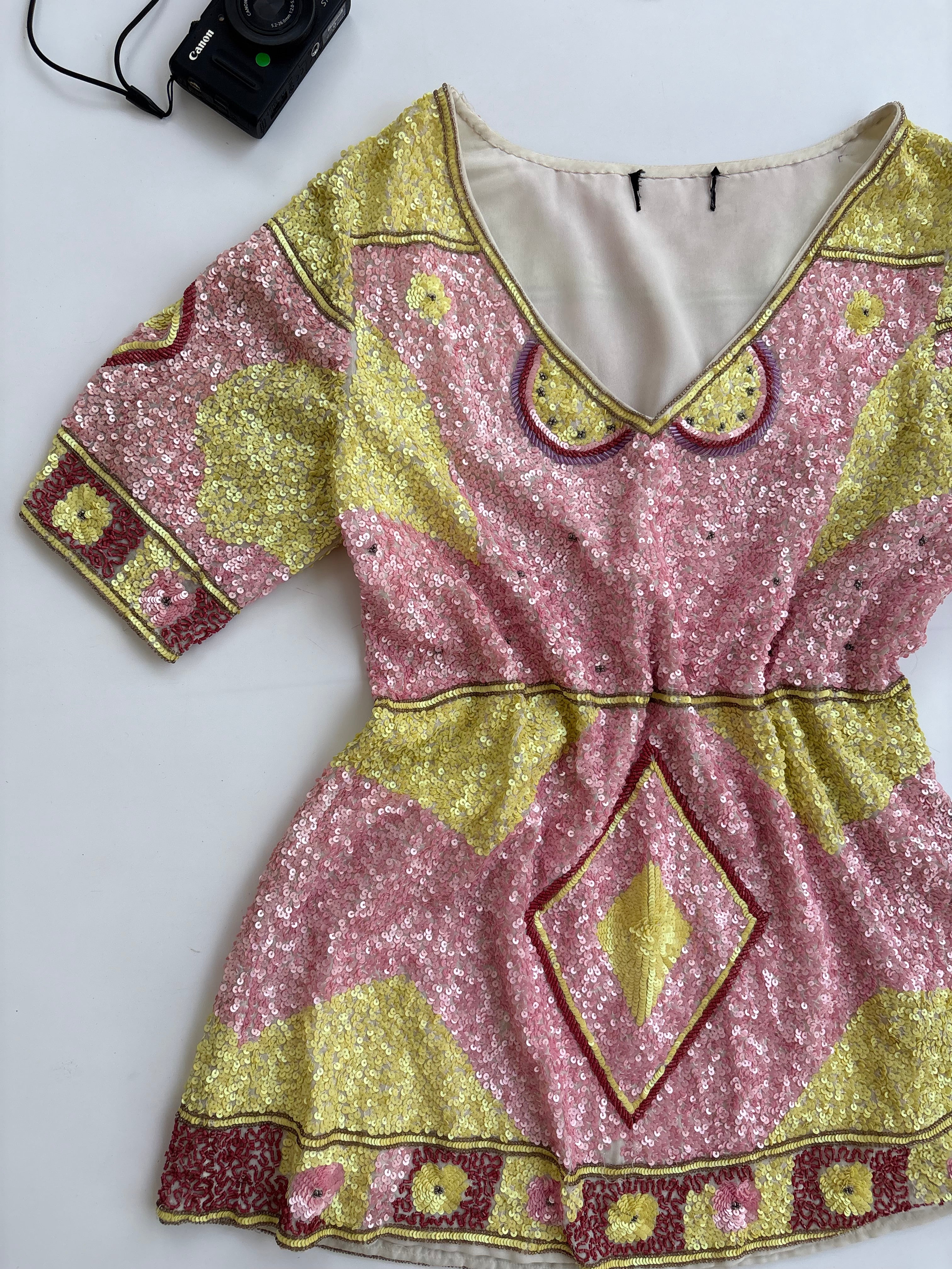 Limca Sequin party top/short dress