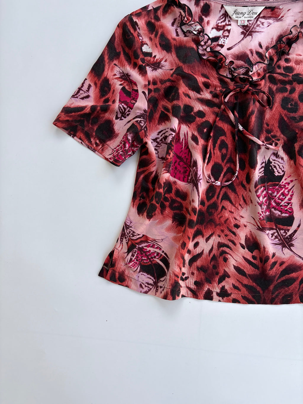Animal print top