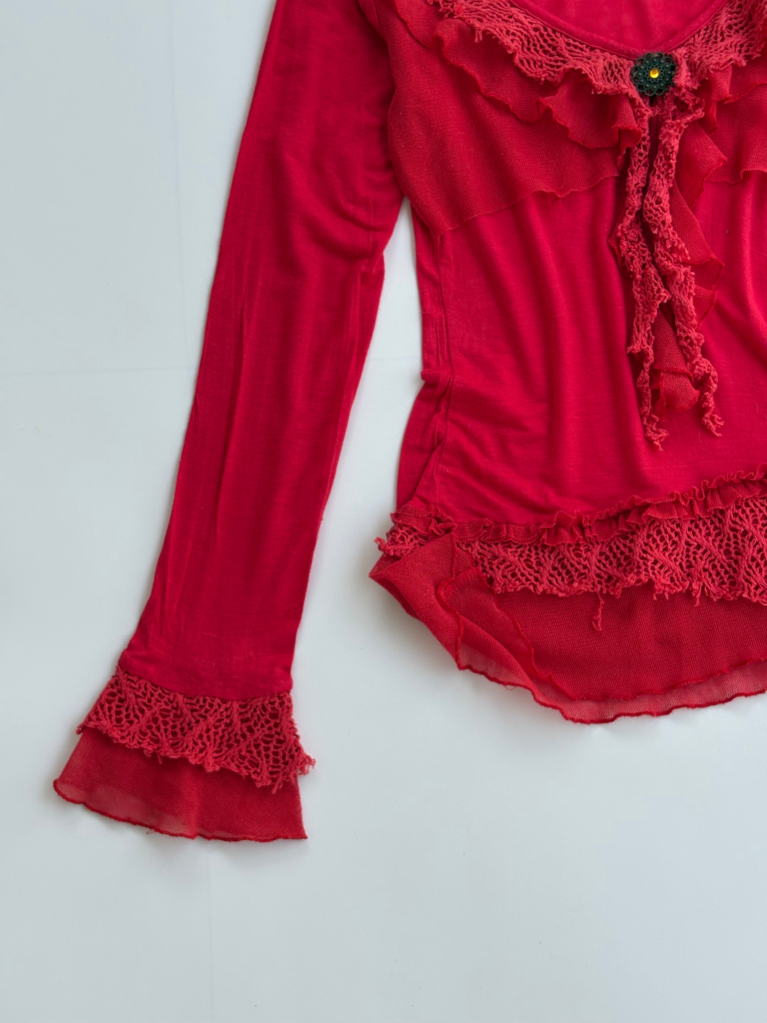 Red whimsy top