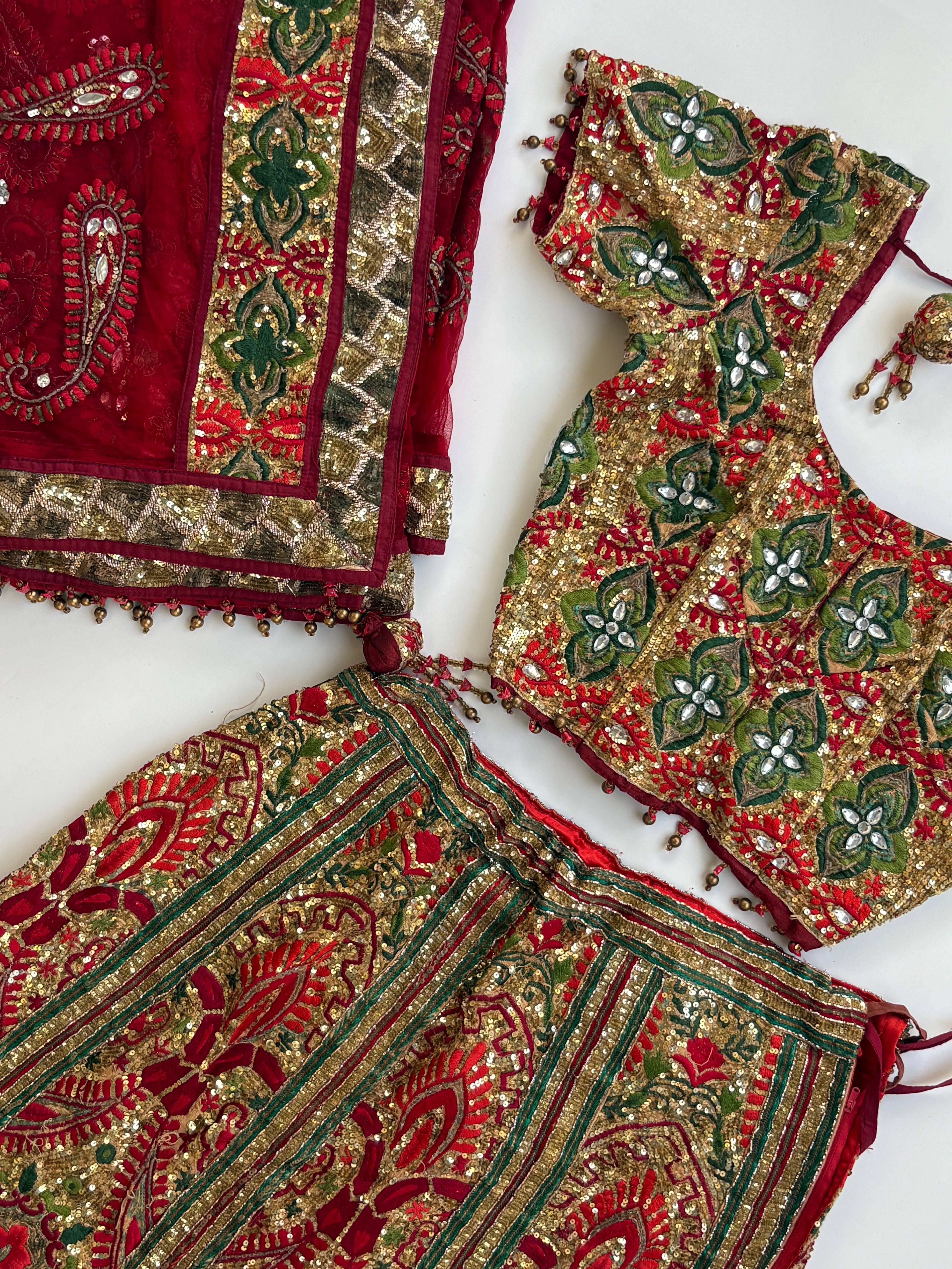Vintage lehenga set