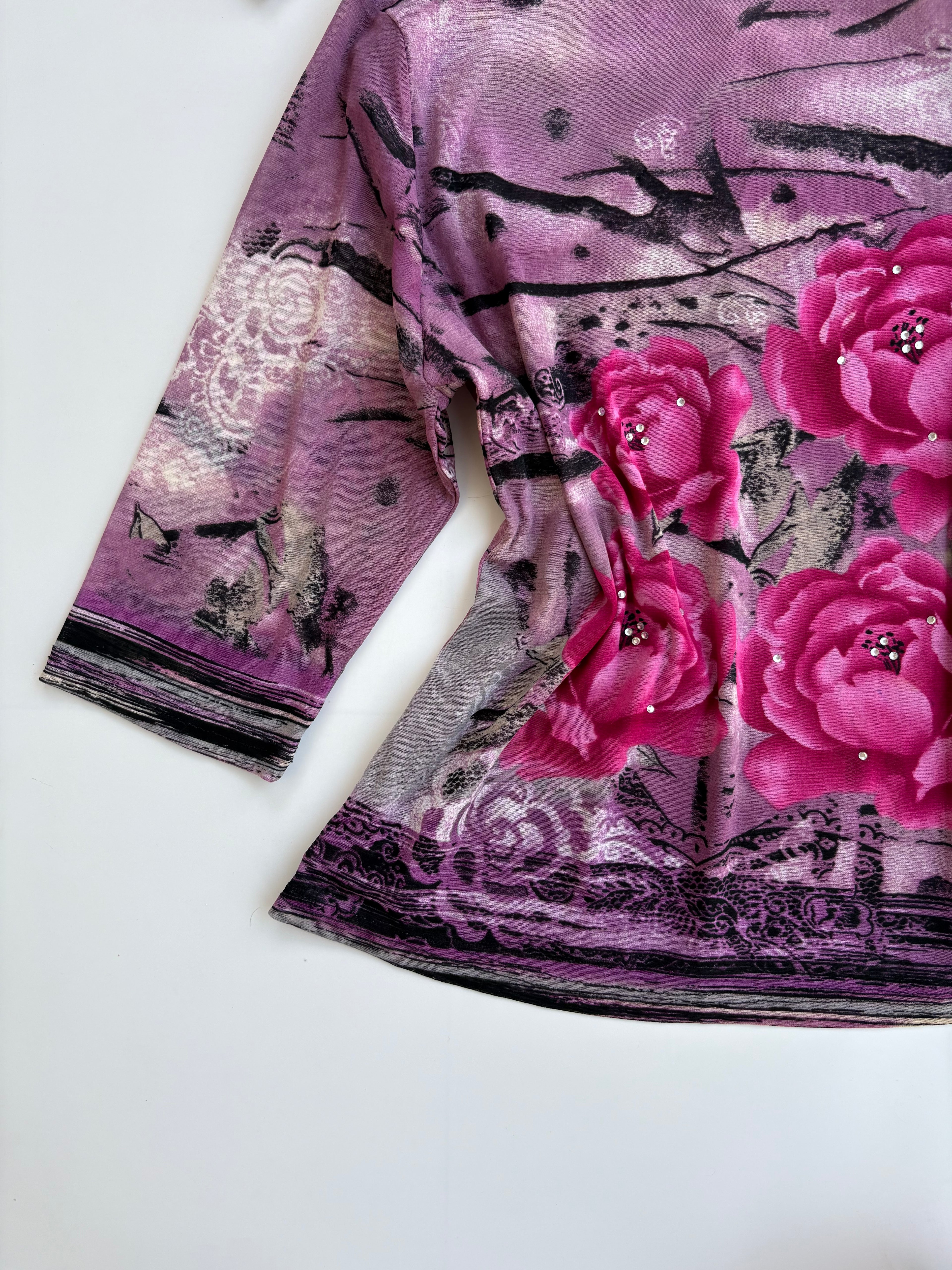 Floral y2k top