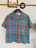 Textured checkered shirt