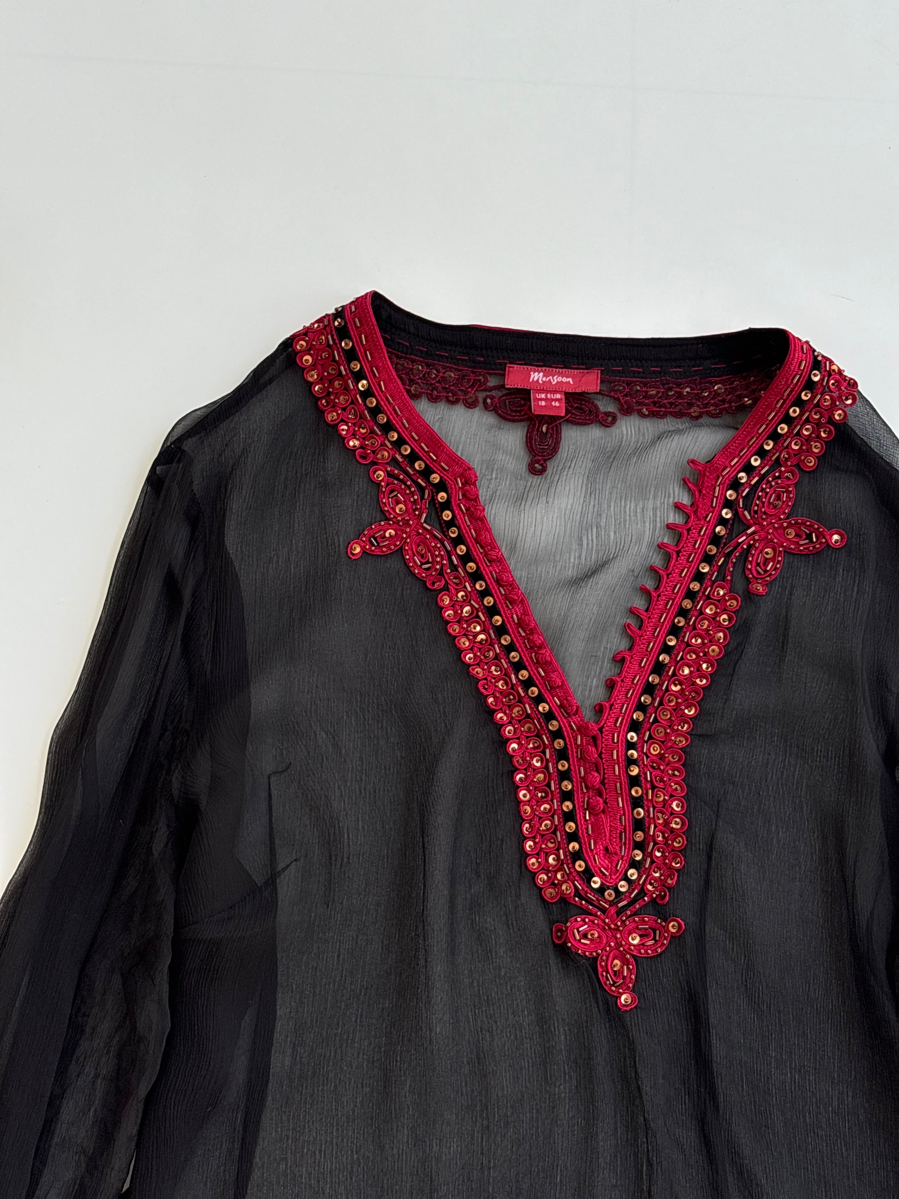Mesh kurti