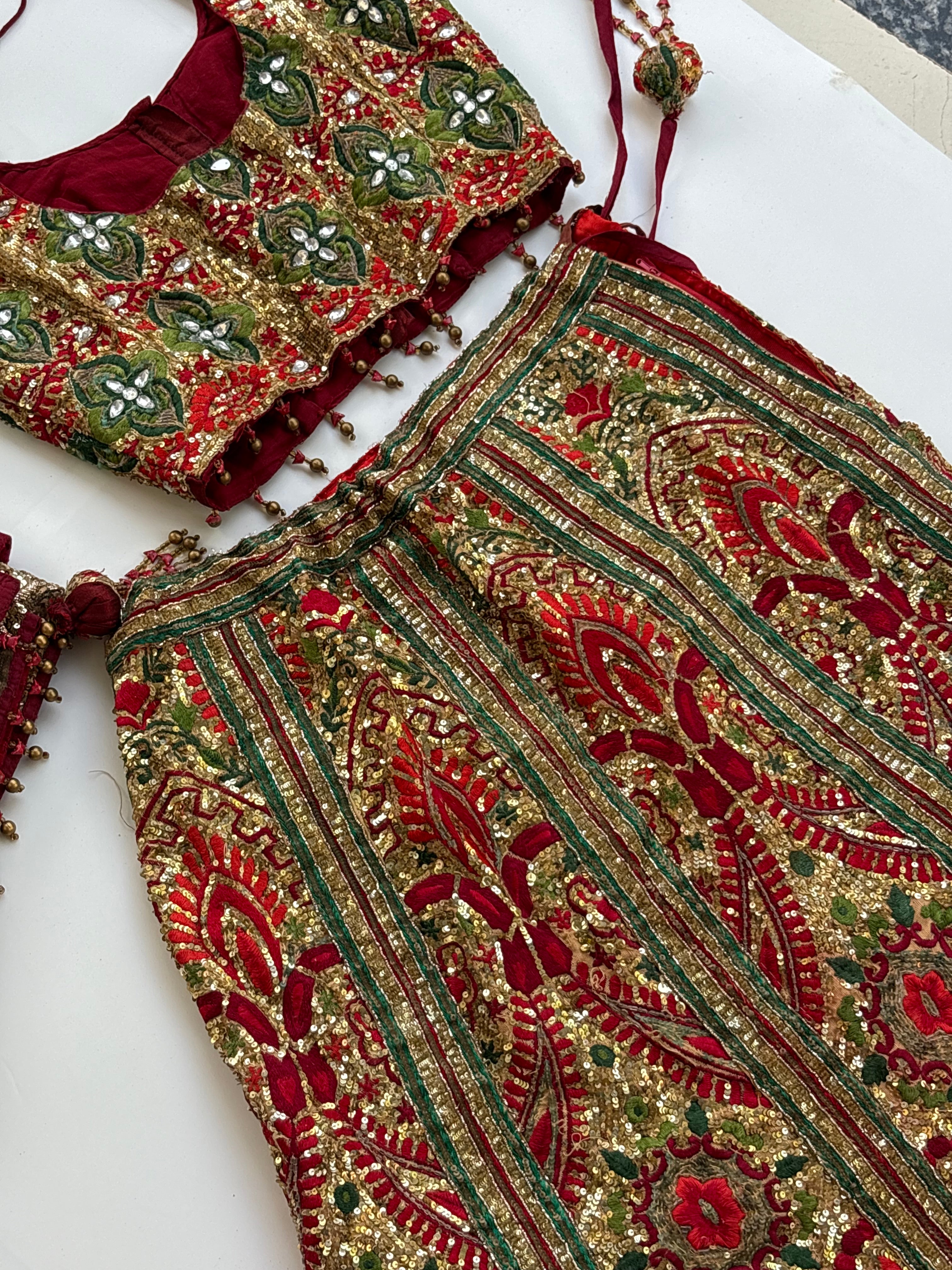 Vintage lehenga set