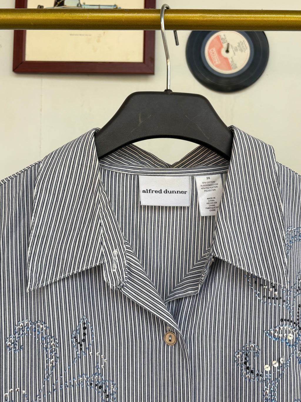 Blingy lined shirt